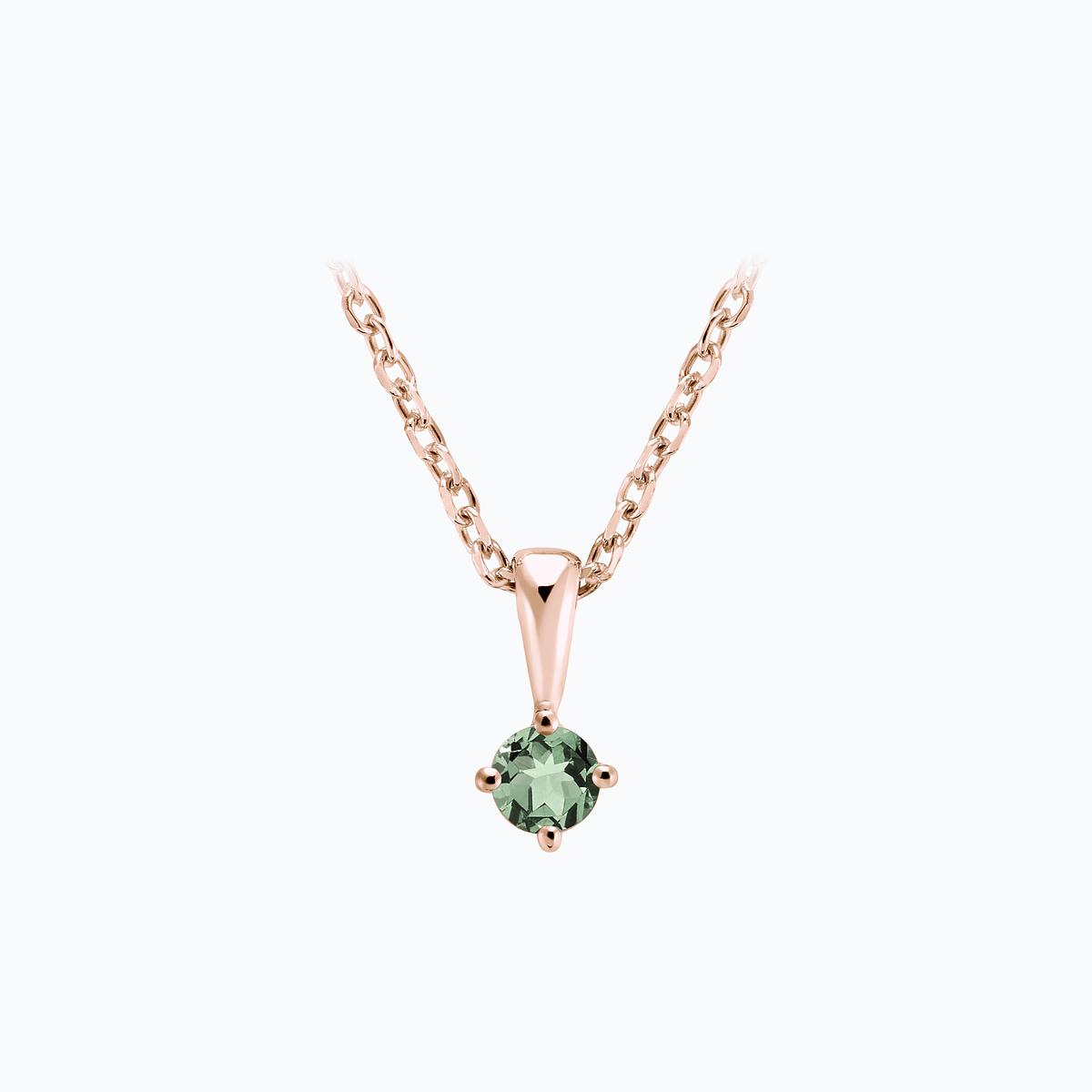 Pendentif Alva Saphir Vert 3.5 mm