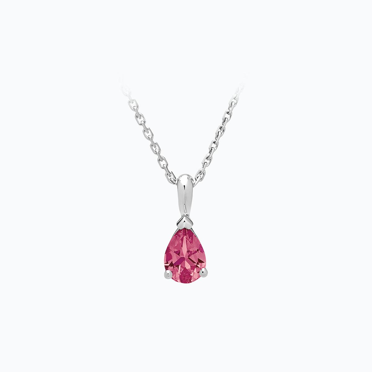 Pendentif Goutte Tourmaline 6 x 4 mm