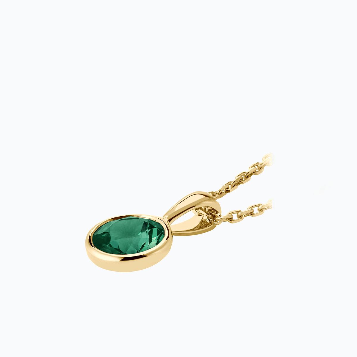 Pendentif Harmony Émeraude 6 mm