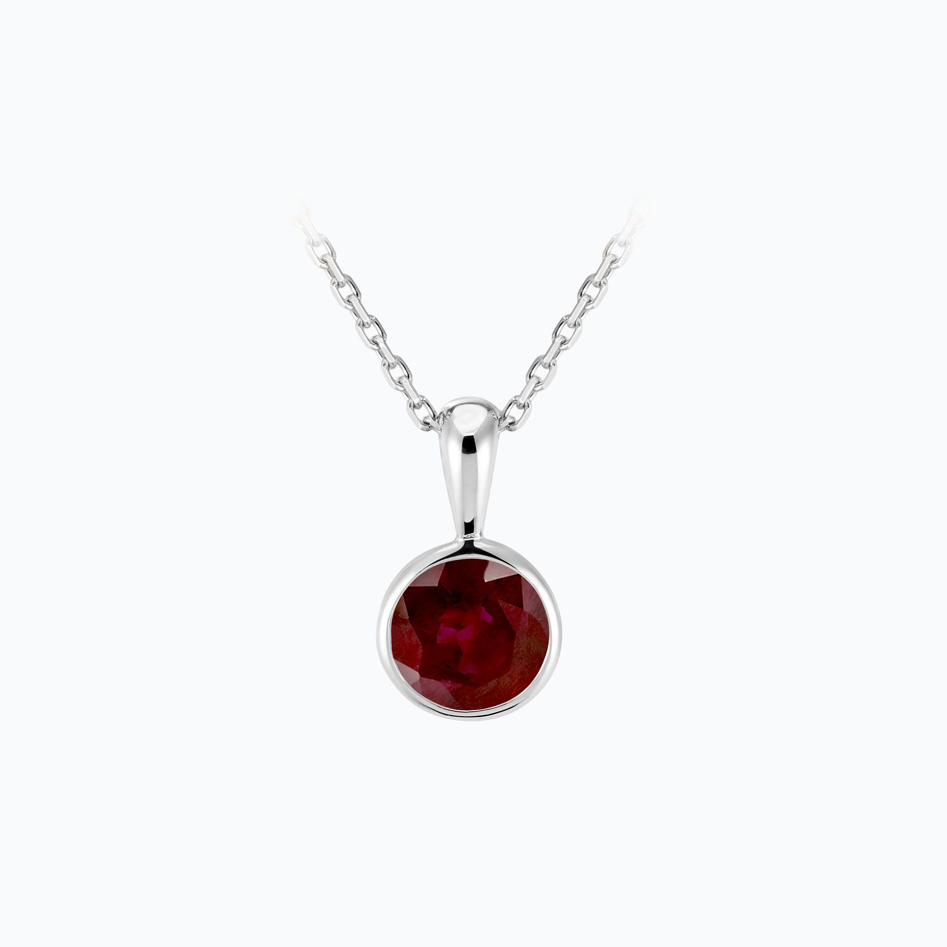 Pendentif Harmony Rubis 6 mm