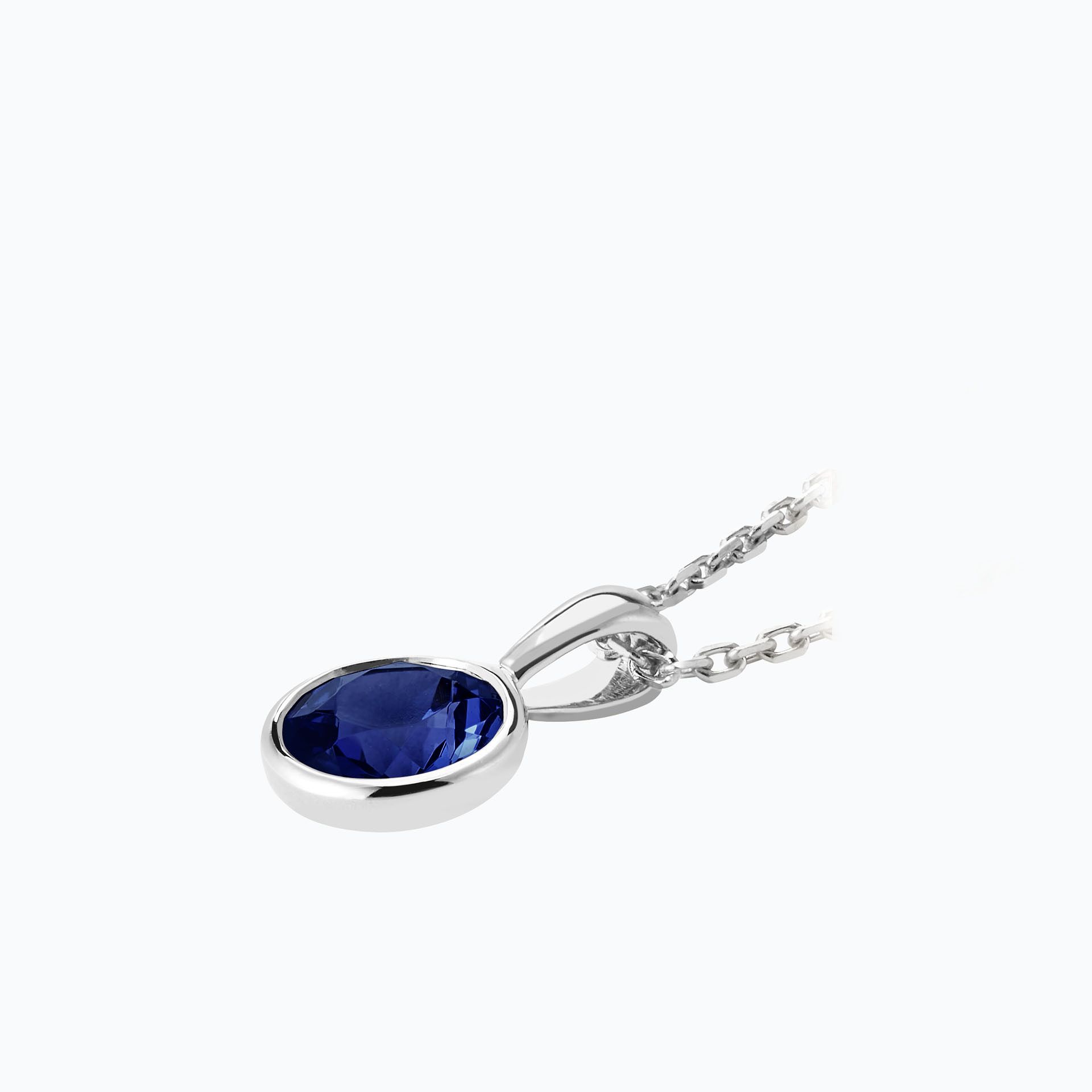 Pendentif Harmony Saphir 6 mm