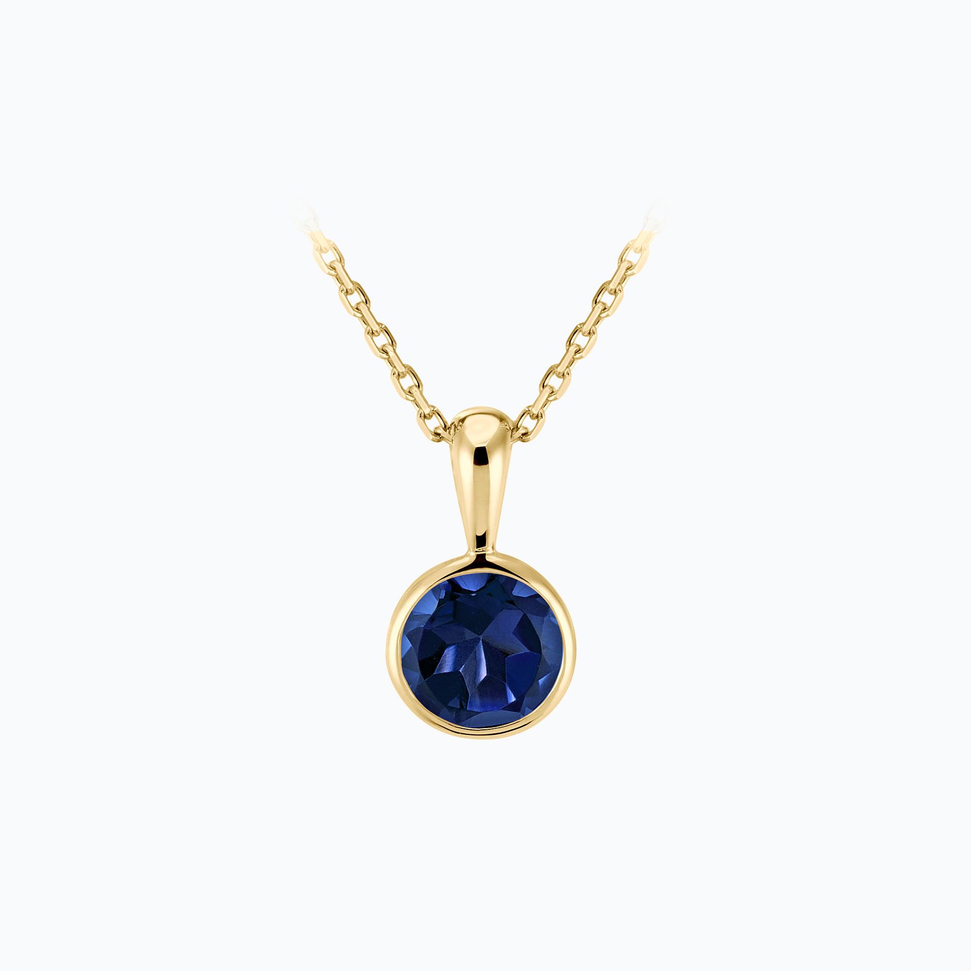 Pendentif Harmony Saphir 6 mm