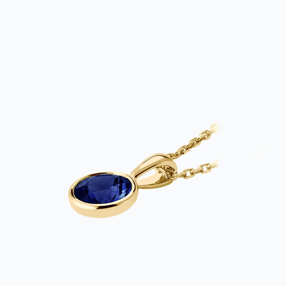 Pendentif Harmony Saphir 6 mm