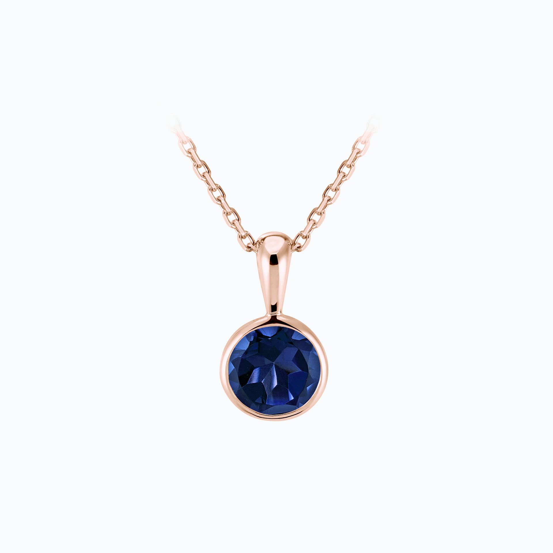 Pendentif Harmony Saphir 6 mm