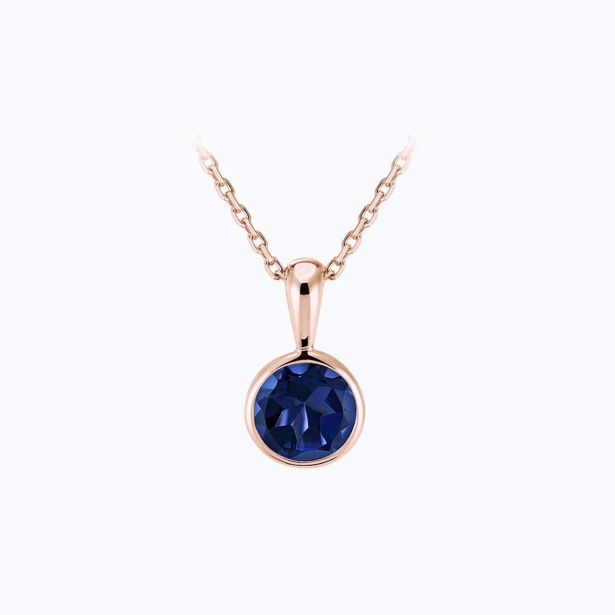 Pendentif Harmony Saphir 6 mm