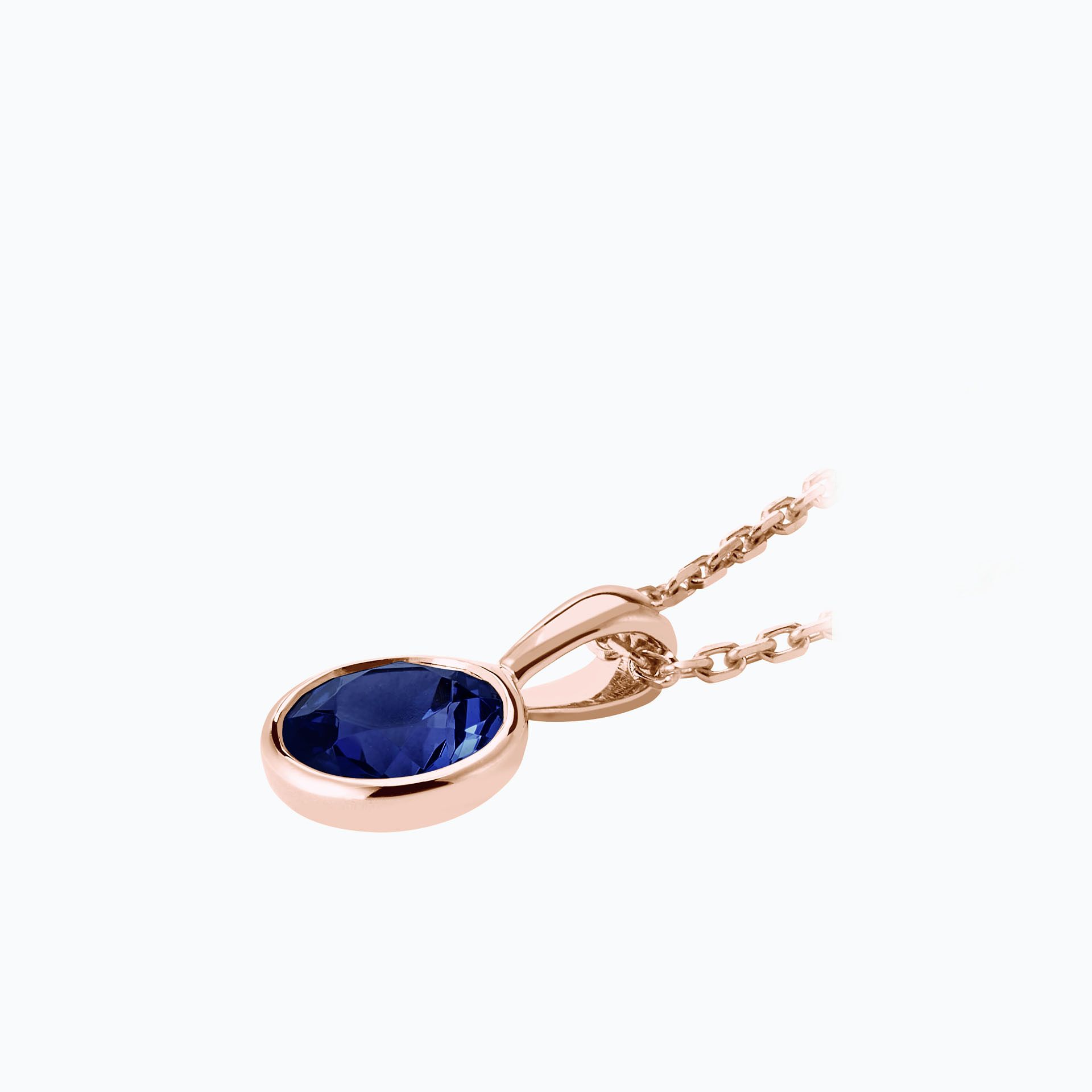 Pendentif Harmony Saphir 6 mm