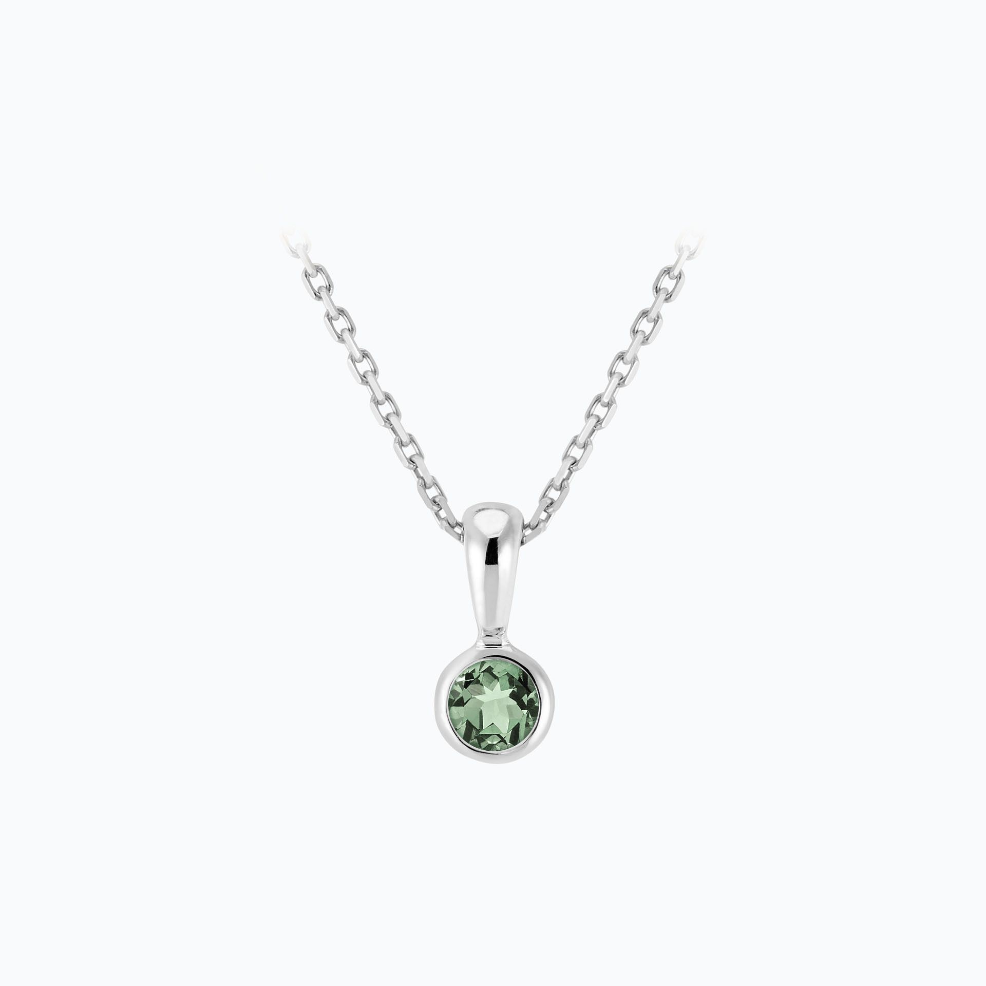 Pendentif Harmony Saphir Vert 3.5 mm
