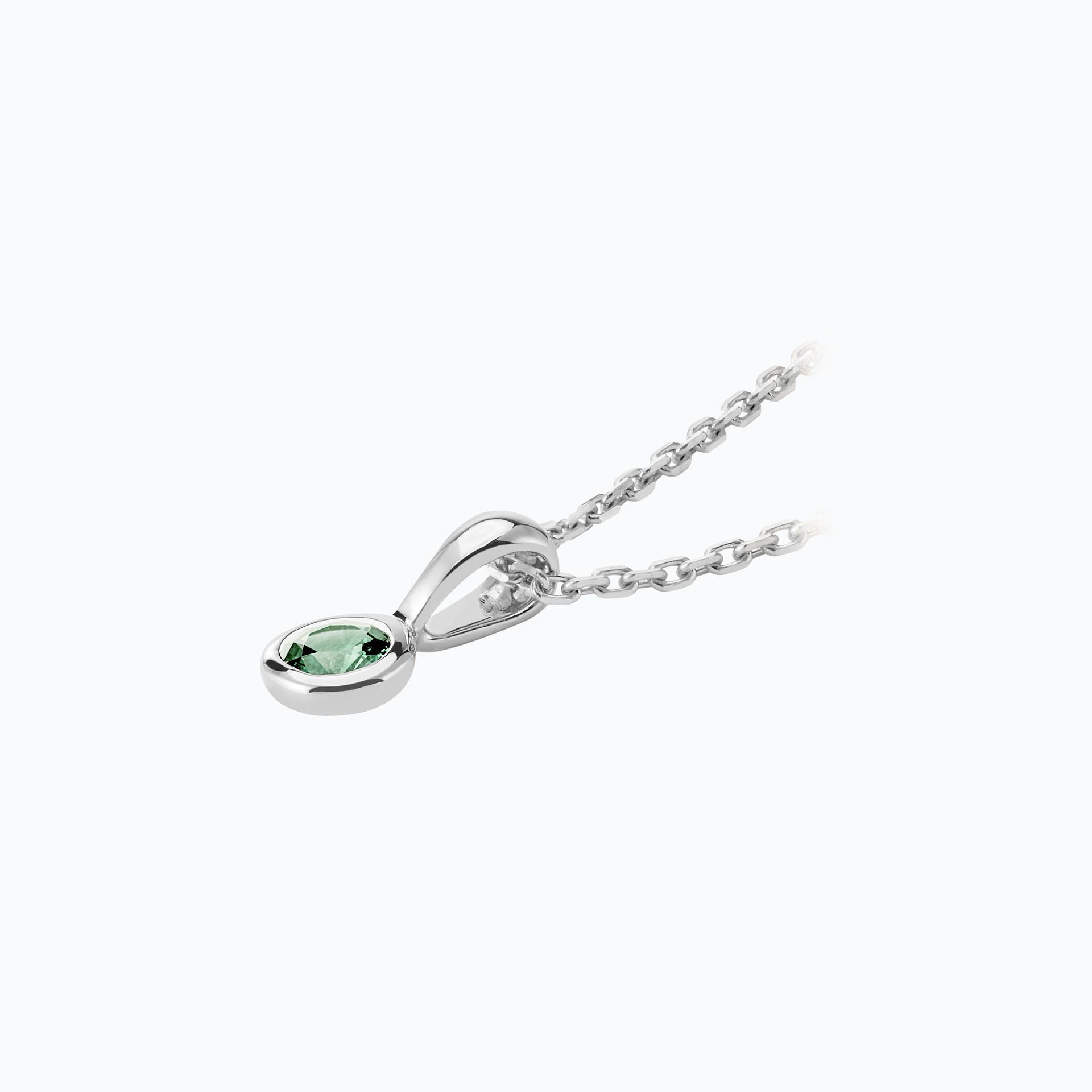 Pendentif Harmony Saphir Vert 3.5 mm