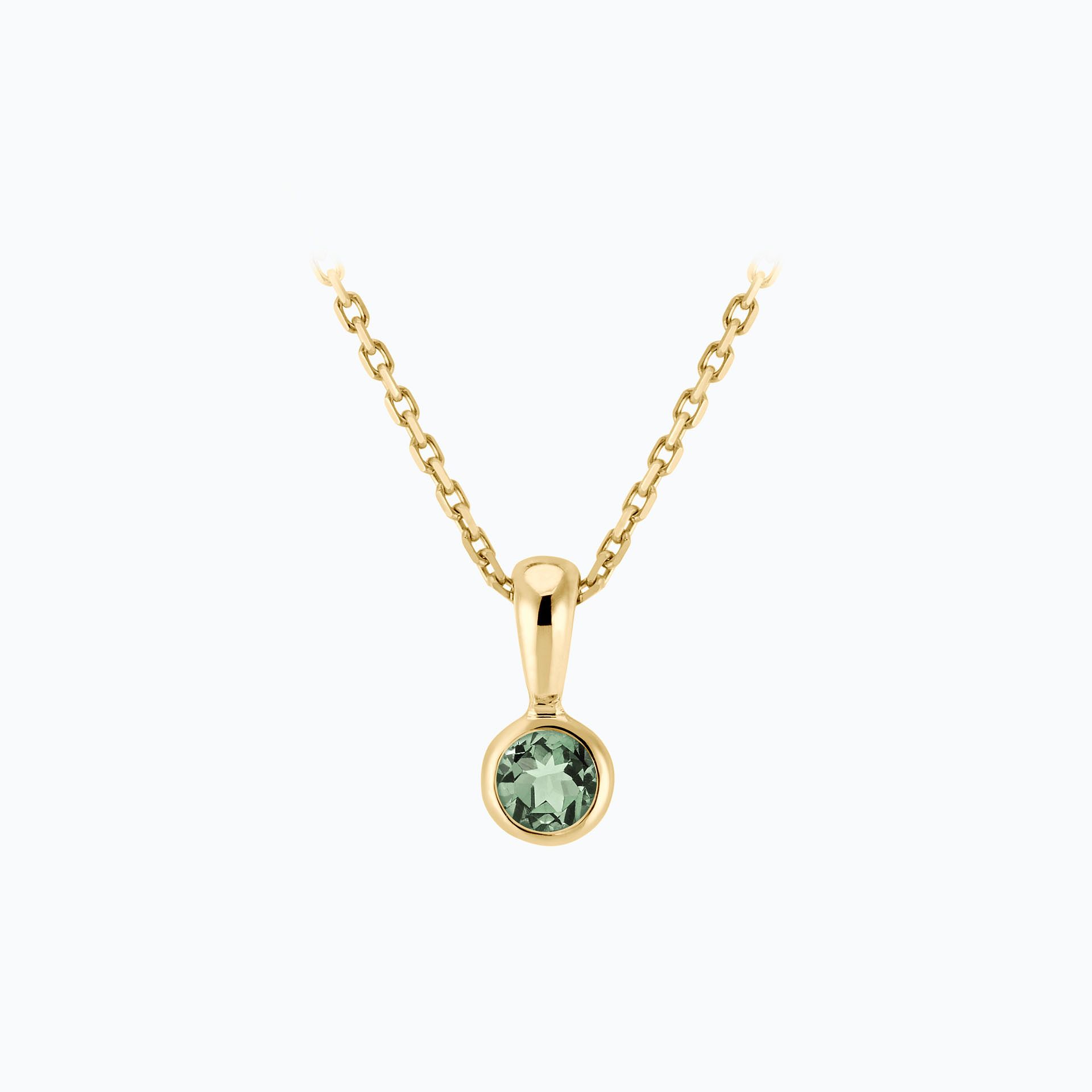 Pendentif Harmony Saphir Vert 3.5 mm