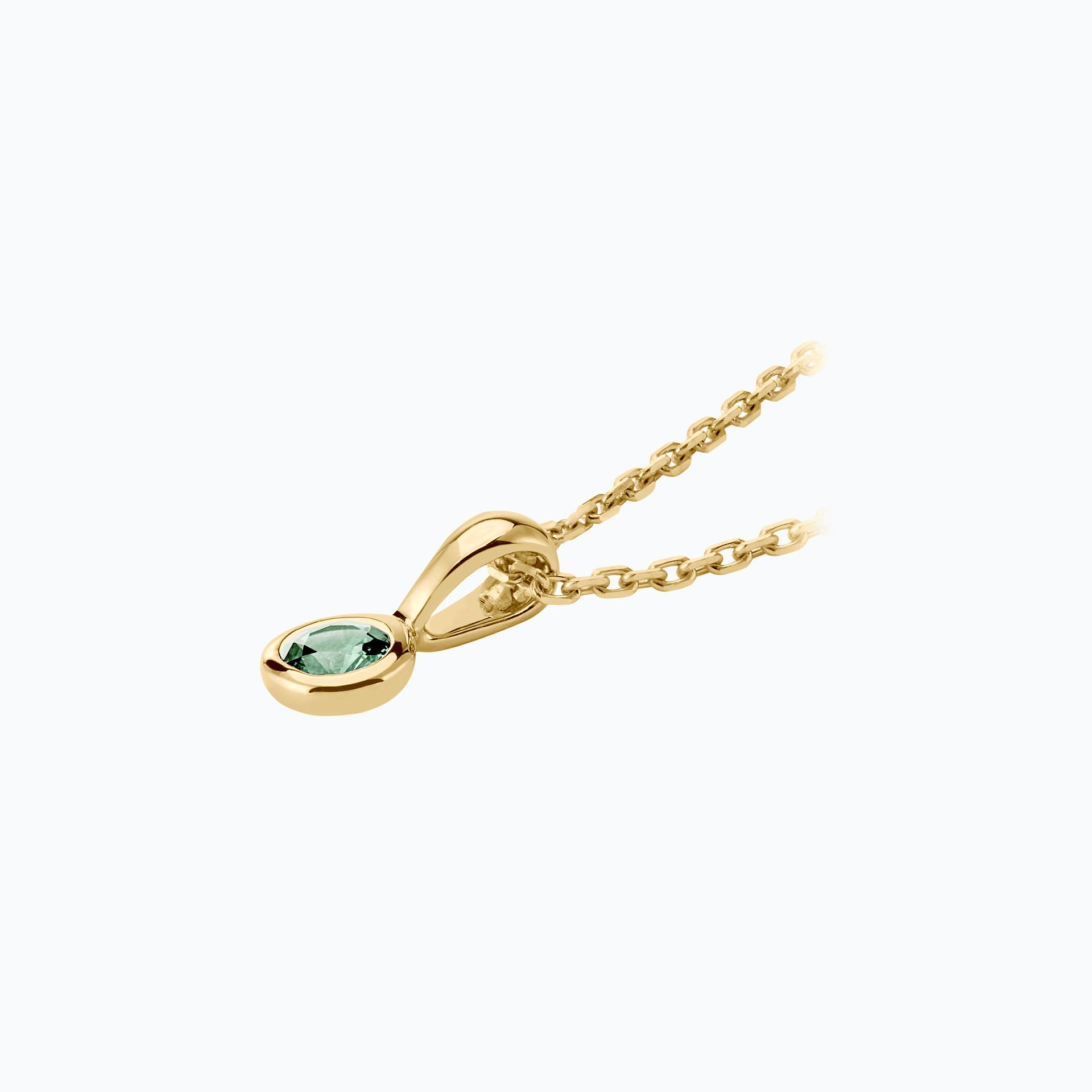 Pendentif Harmony Saphir Vert 3.5 mm