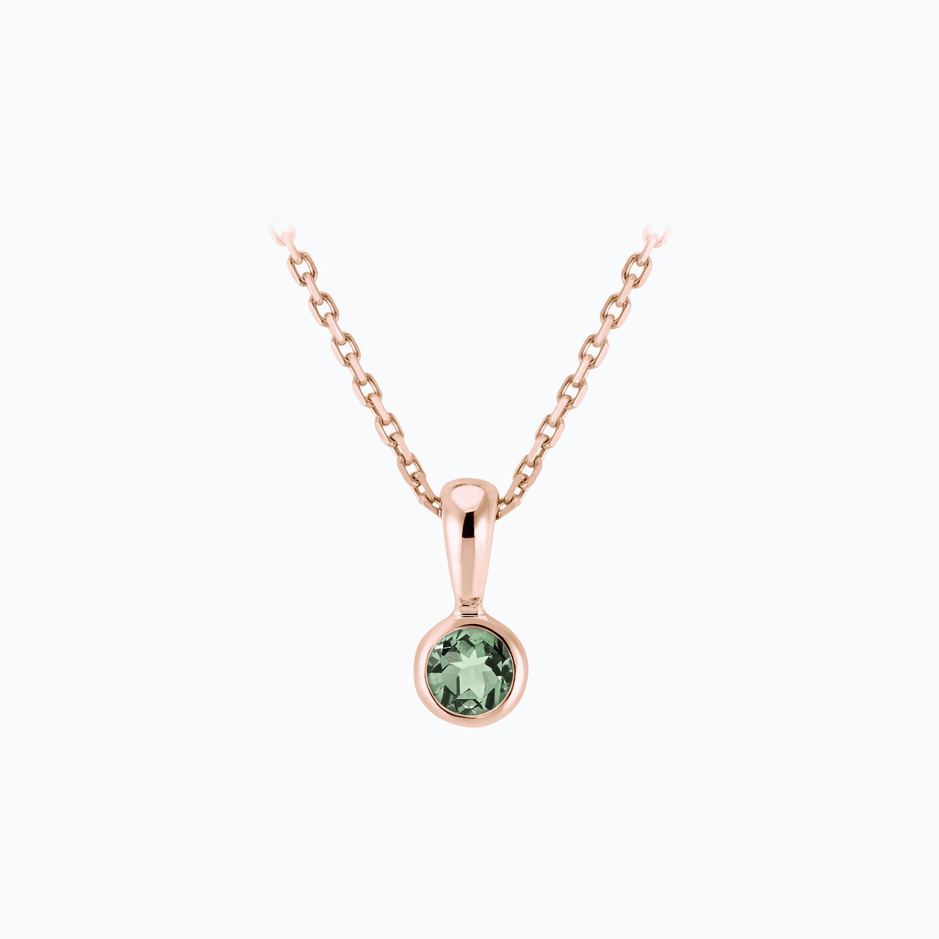Pendentif Harmony Saphir Vert 3.5 mm