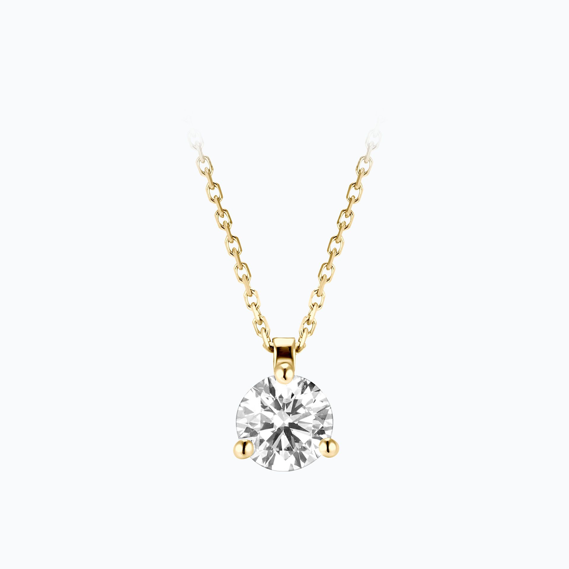 Collier Pyramid Diamant de Synthèse 0.85 carat