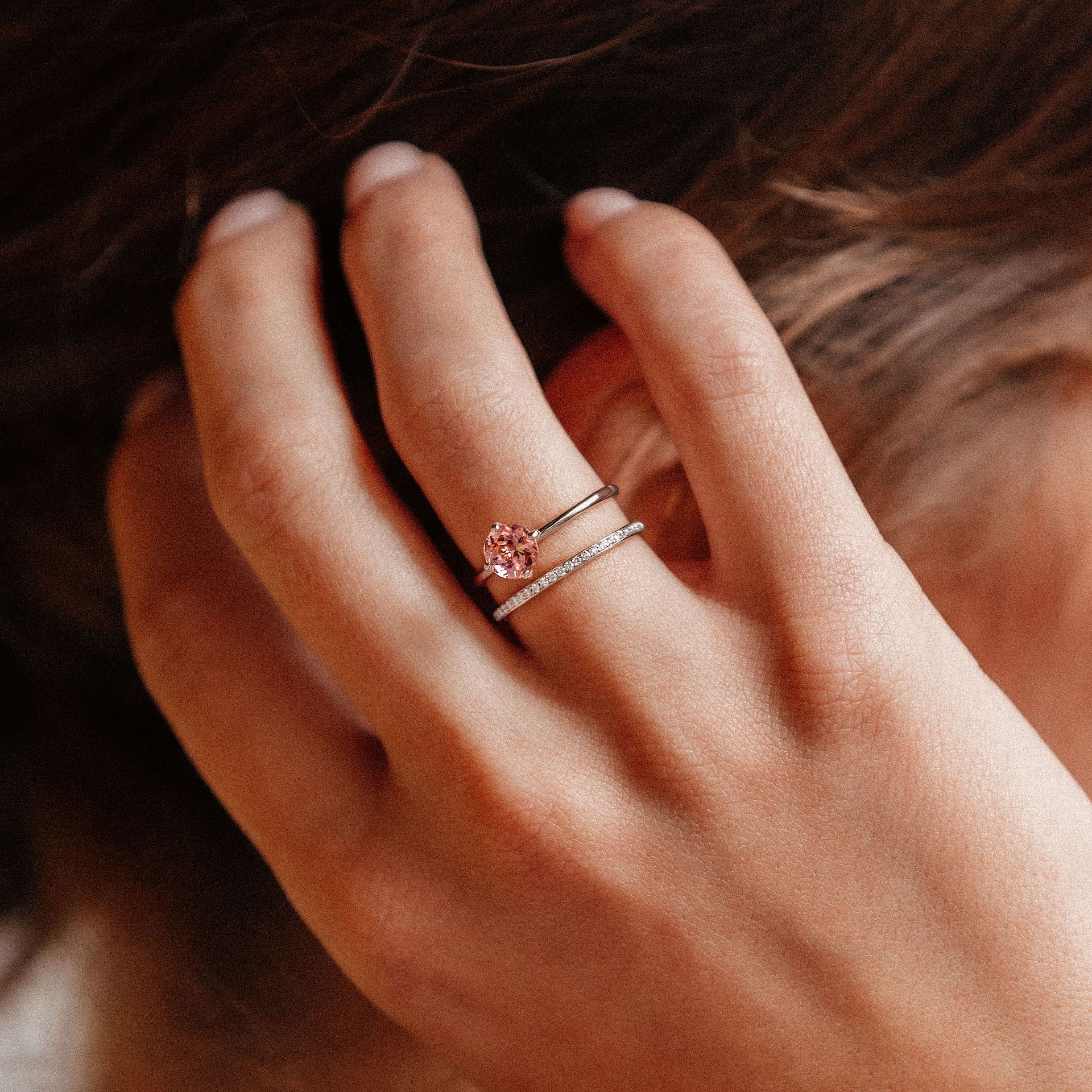 Solitaire Alva Tourmaline 6 mm