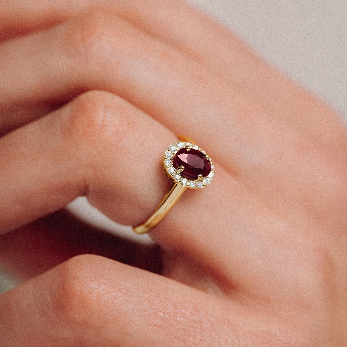 Solitaire Diana Rubis