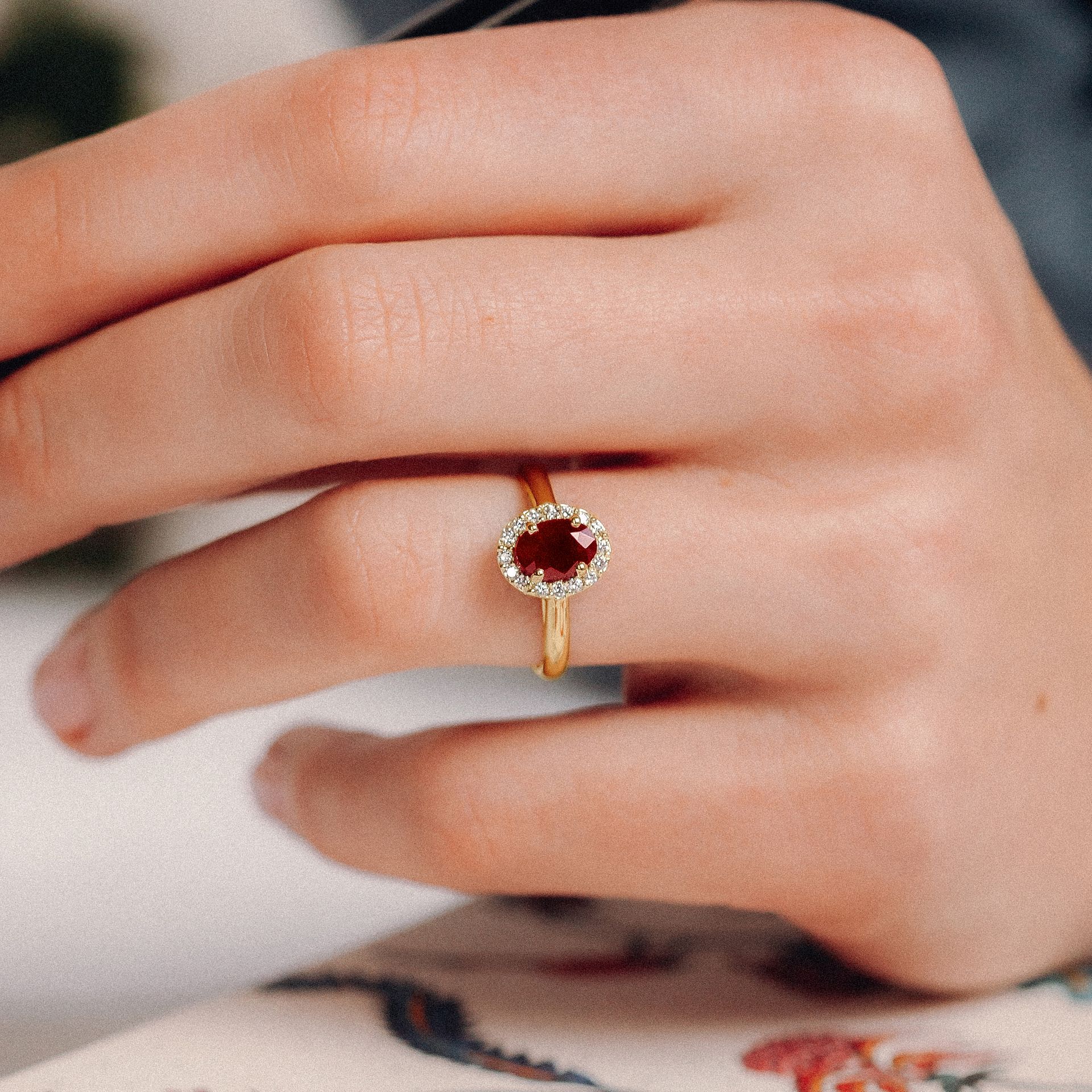 Solitaire Diana Rubis