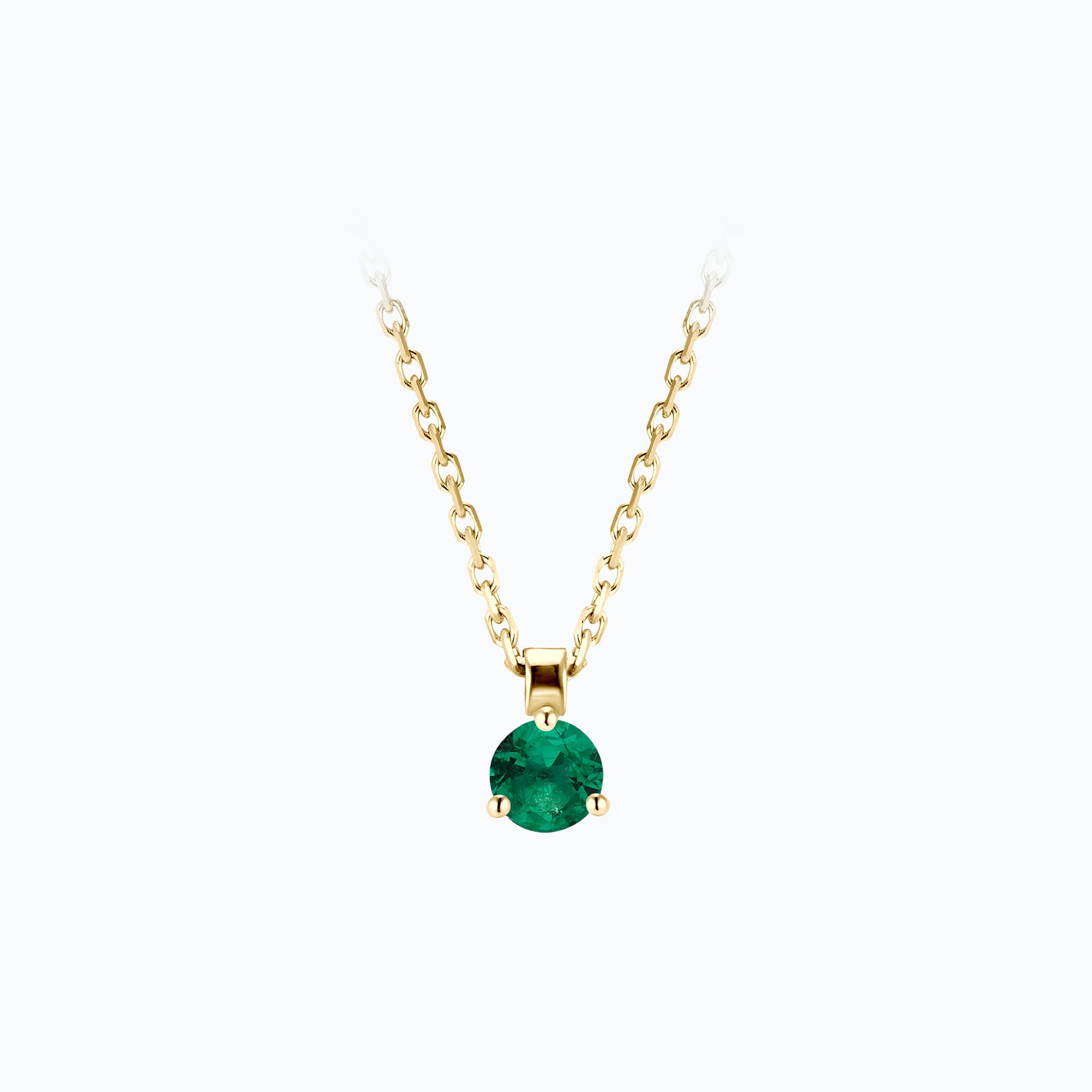 Collier Pyramid Émeraude 3.5 mm