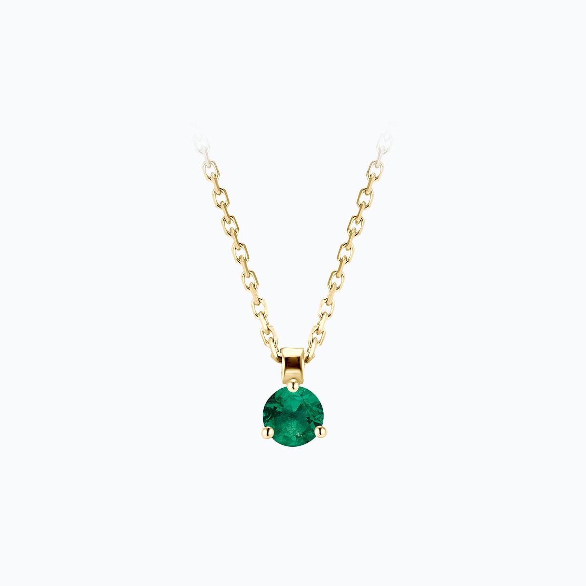Collier Pyramid Émeraude 3.5 mm