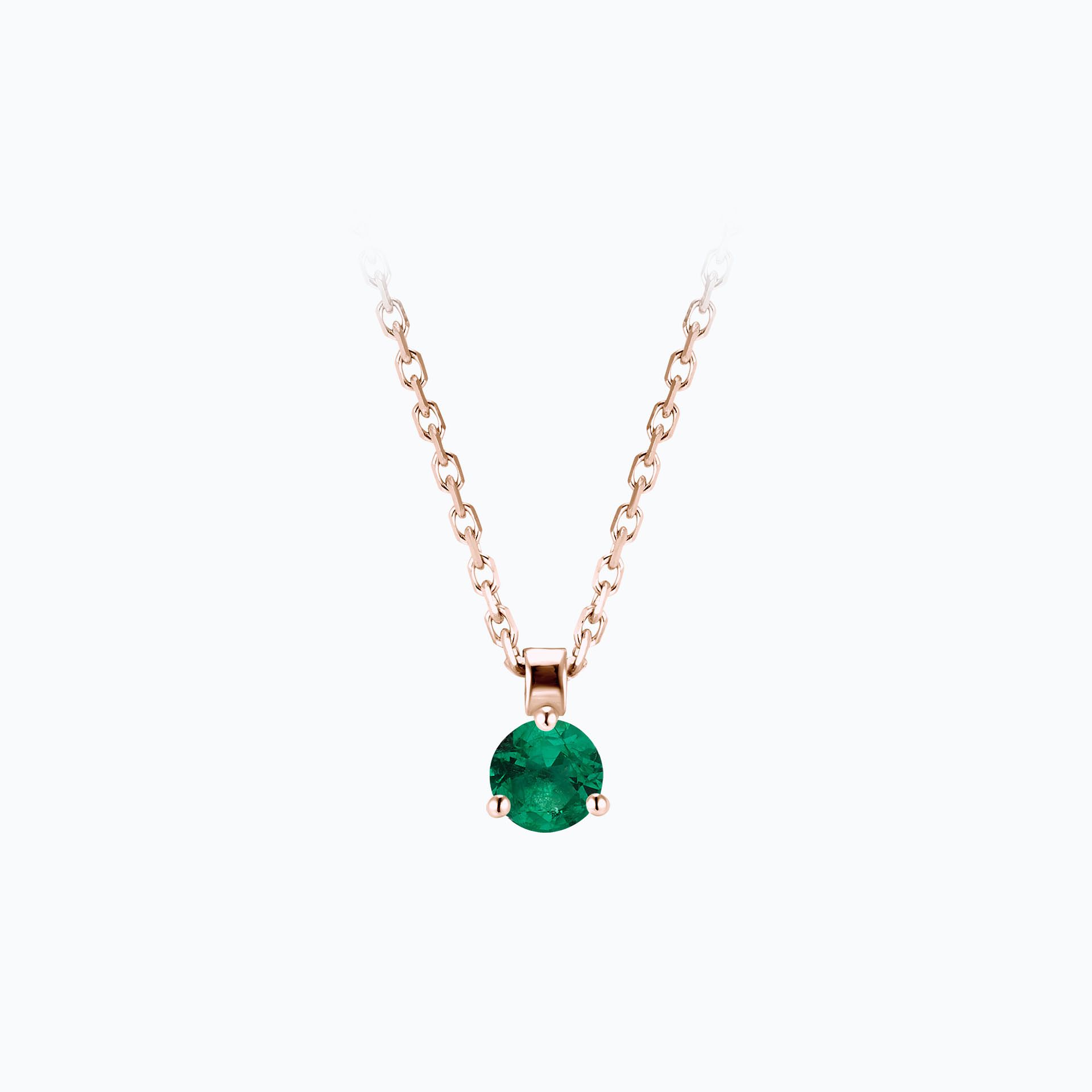 Collier Pyramid Émeraude 3.5 mm