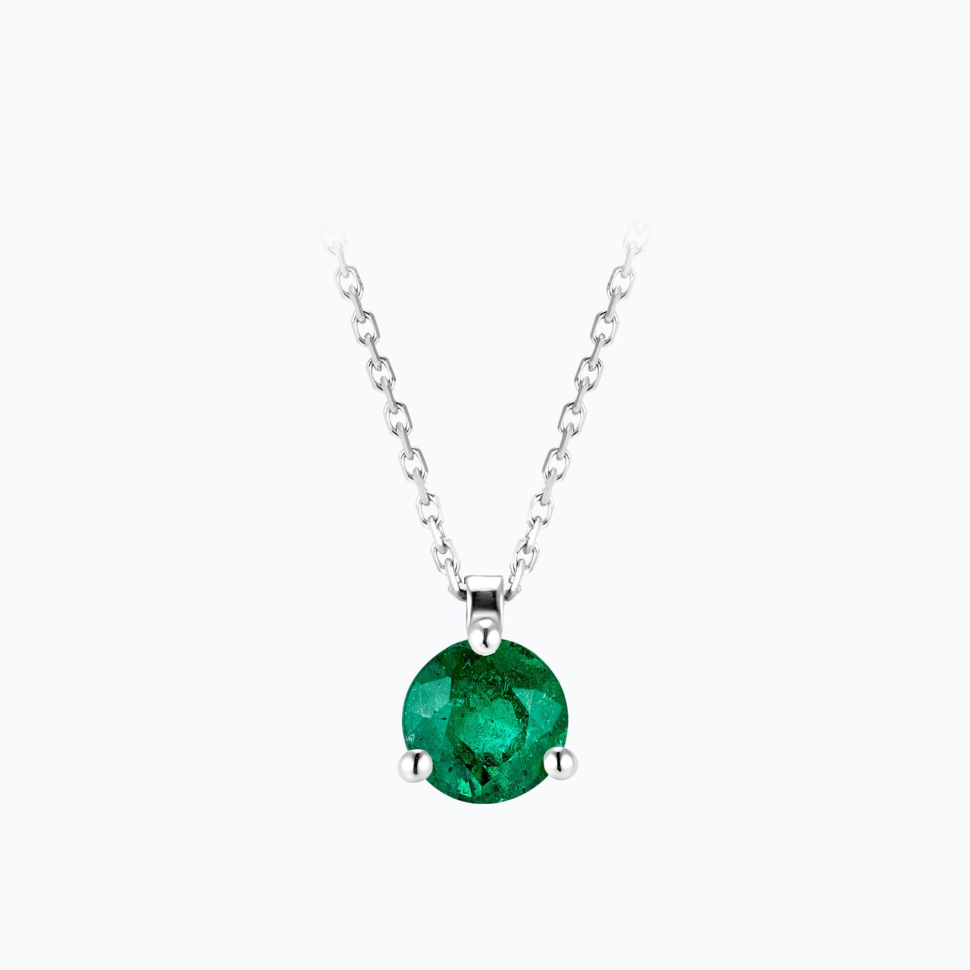 Collier Pyramid Émeraude 6 mm