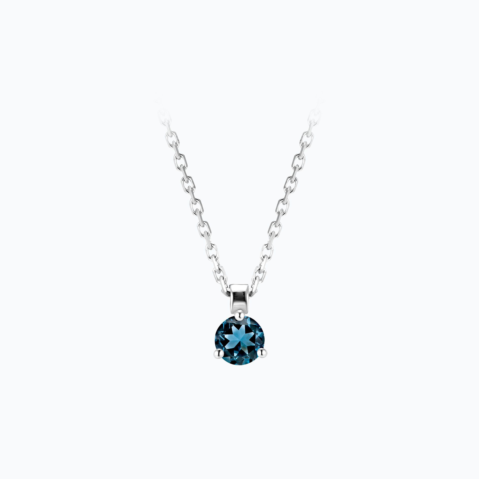 Collier Pyramid Topaze 3.5 mm