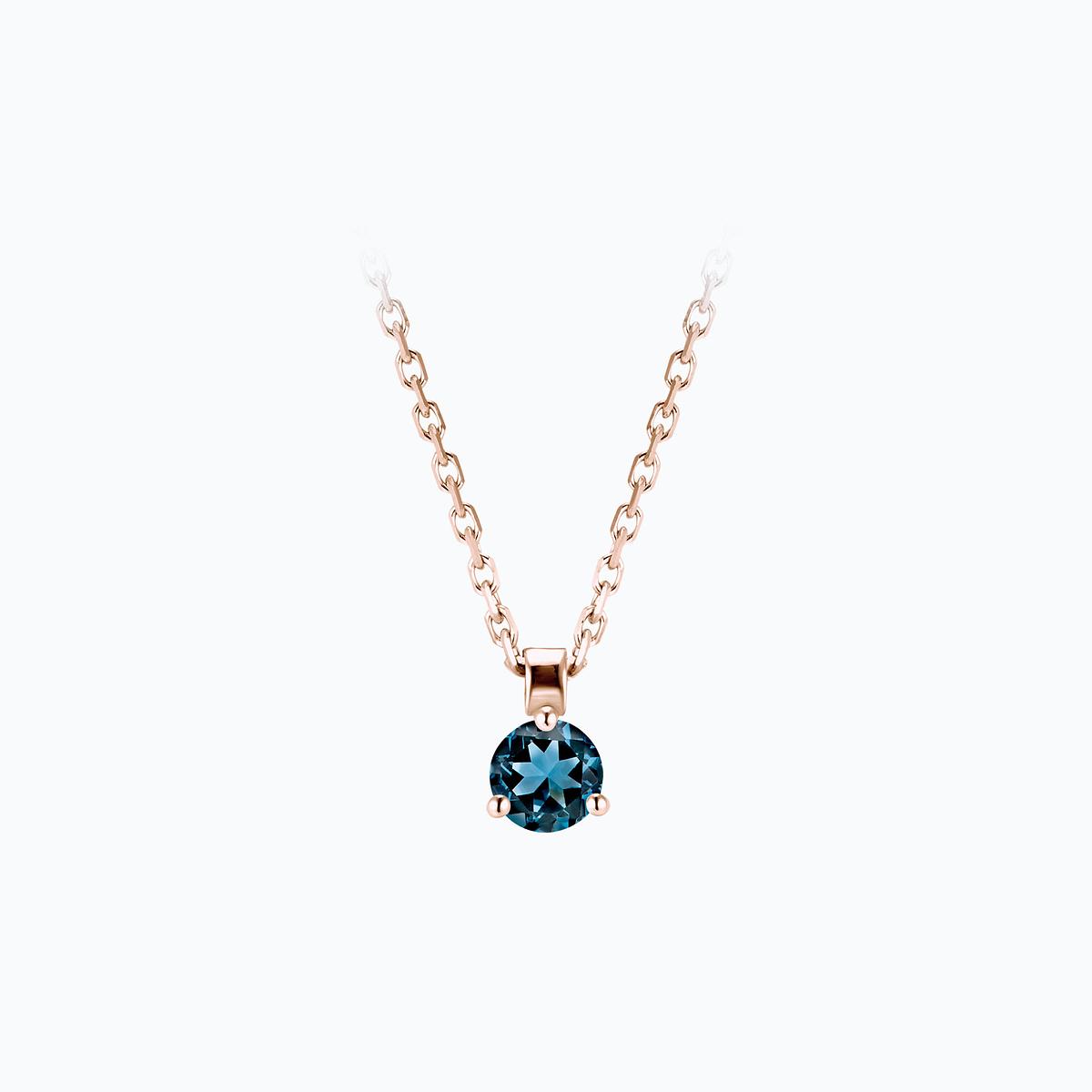 Collier Pyramid Topaze 3.5 mm