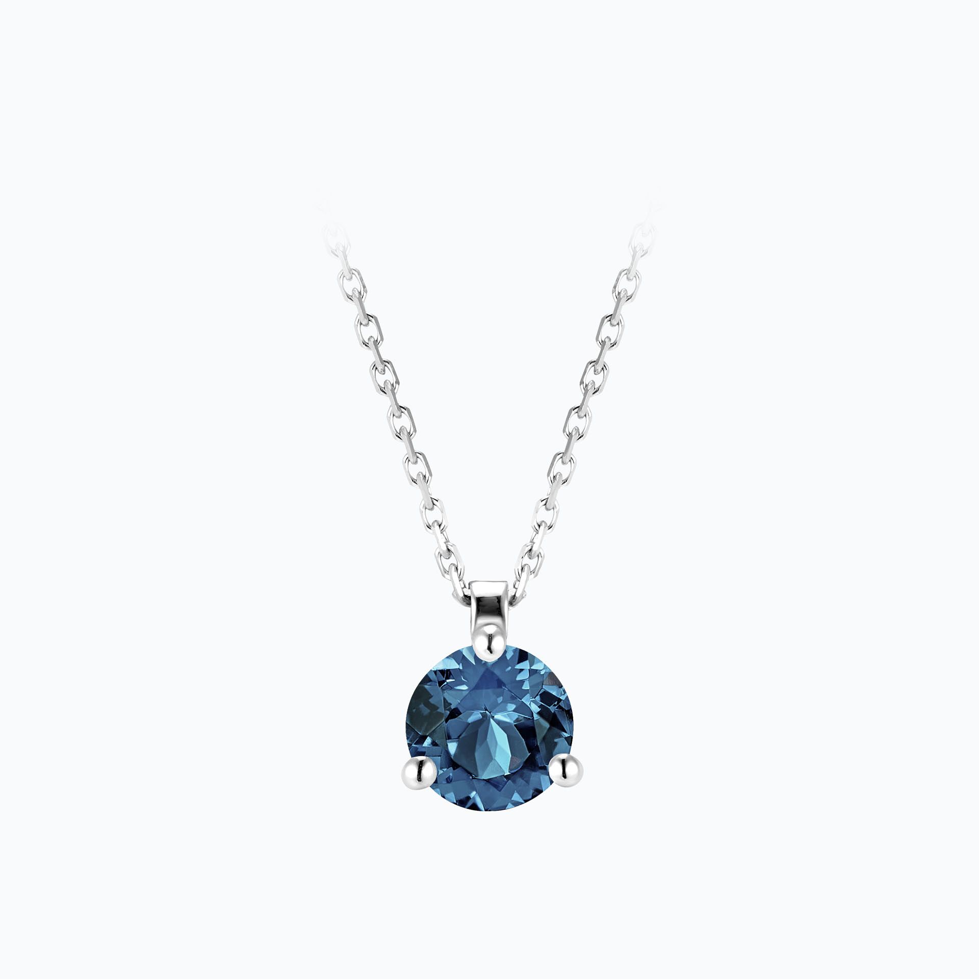 Collier Pyramid Topaze 6 mm