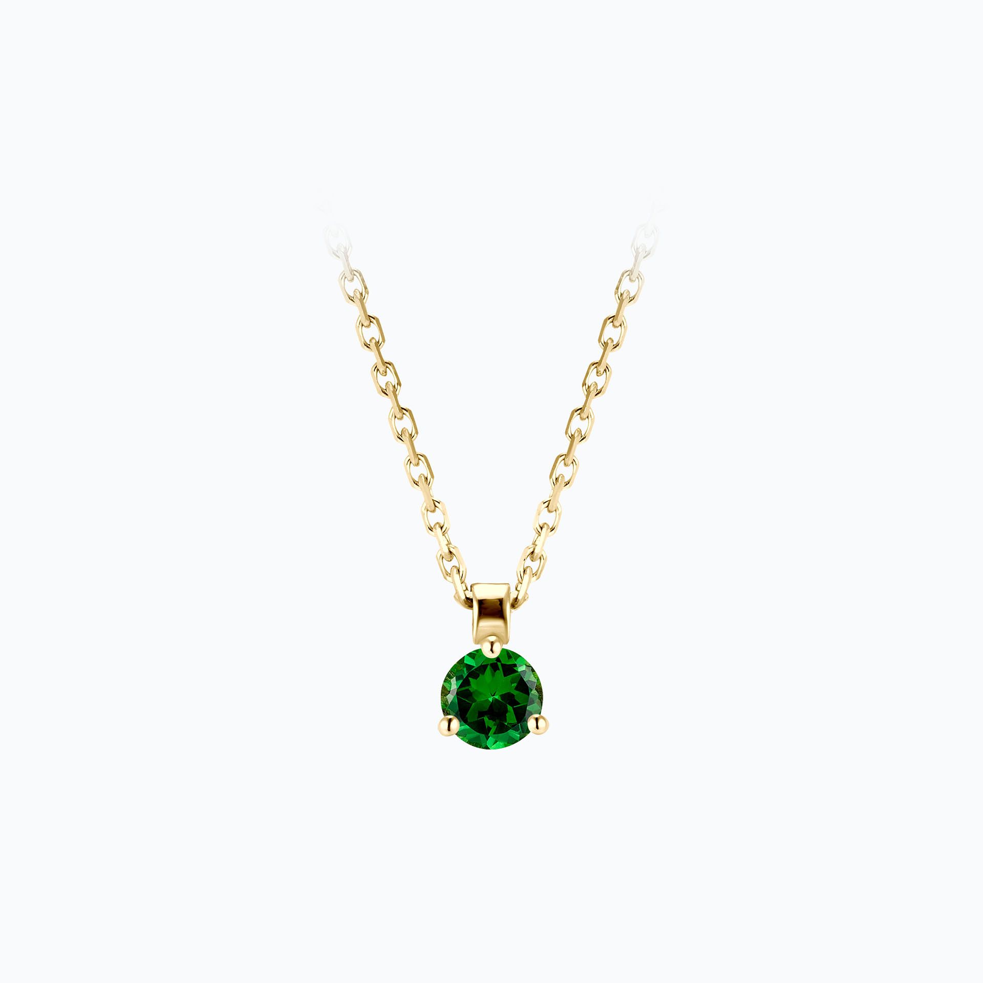 Collier Pyramid Tsavorite 3.5 mm