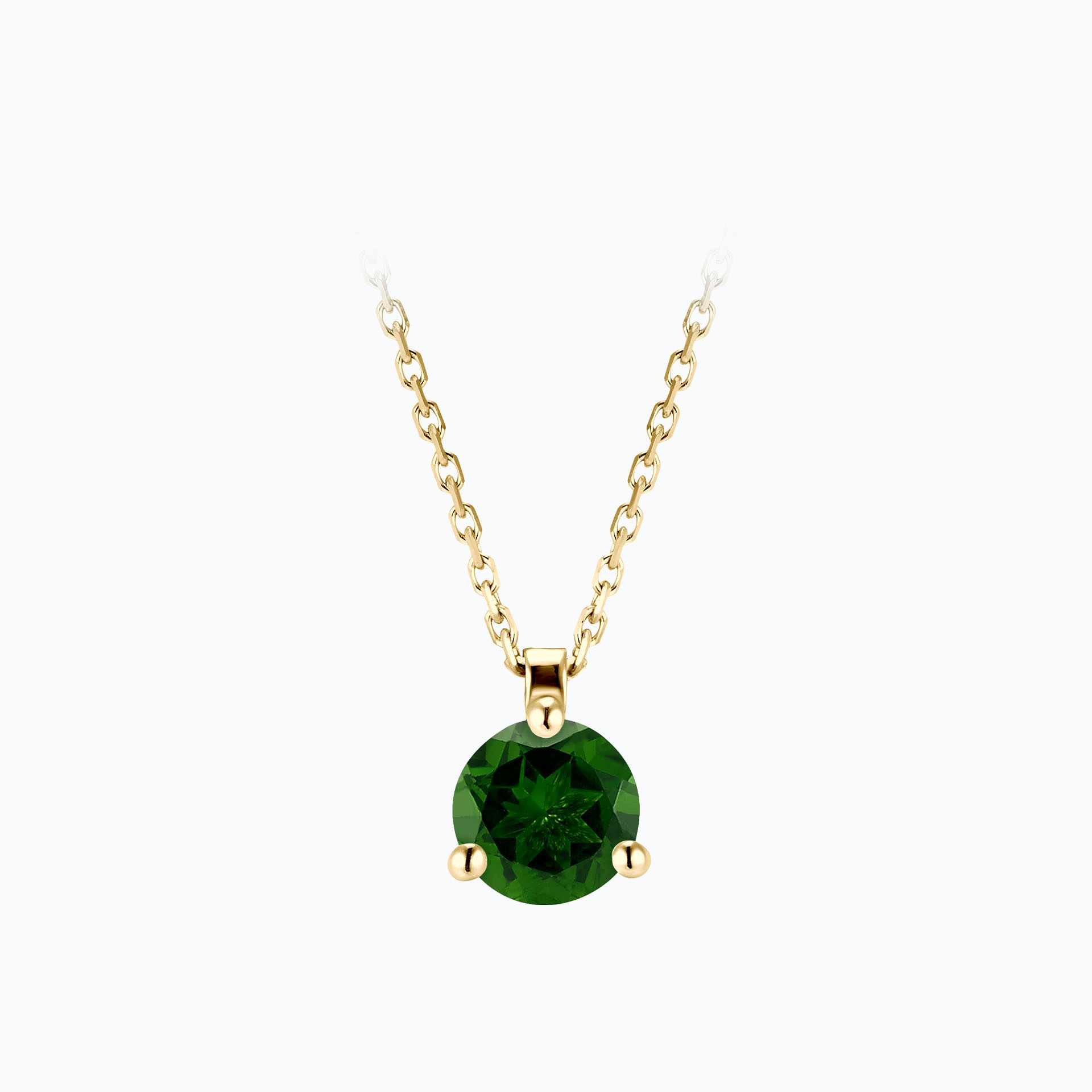 Collier Pyramid Tsavorite 6 mm
