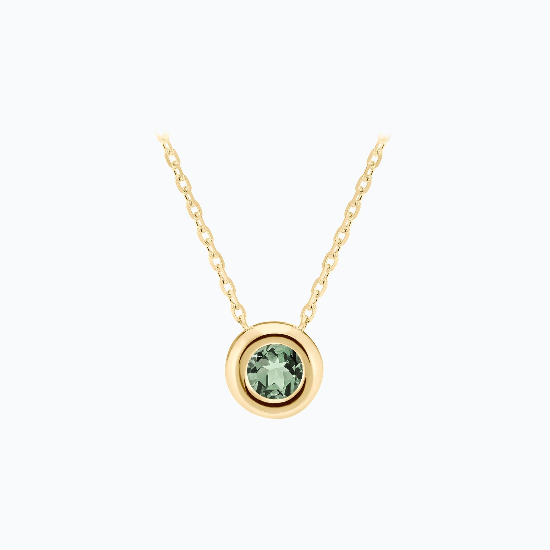 Collier Sfera Saphir Vert