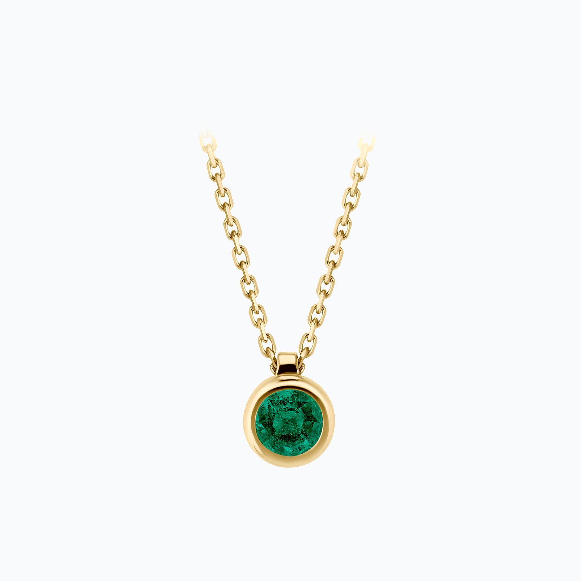 Collier Sparkling Émeraude 4.5 mm