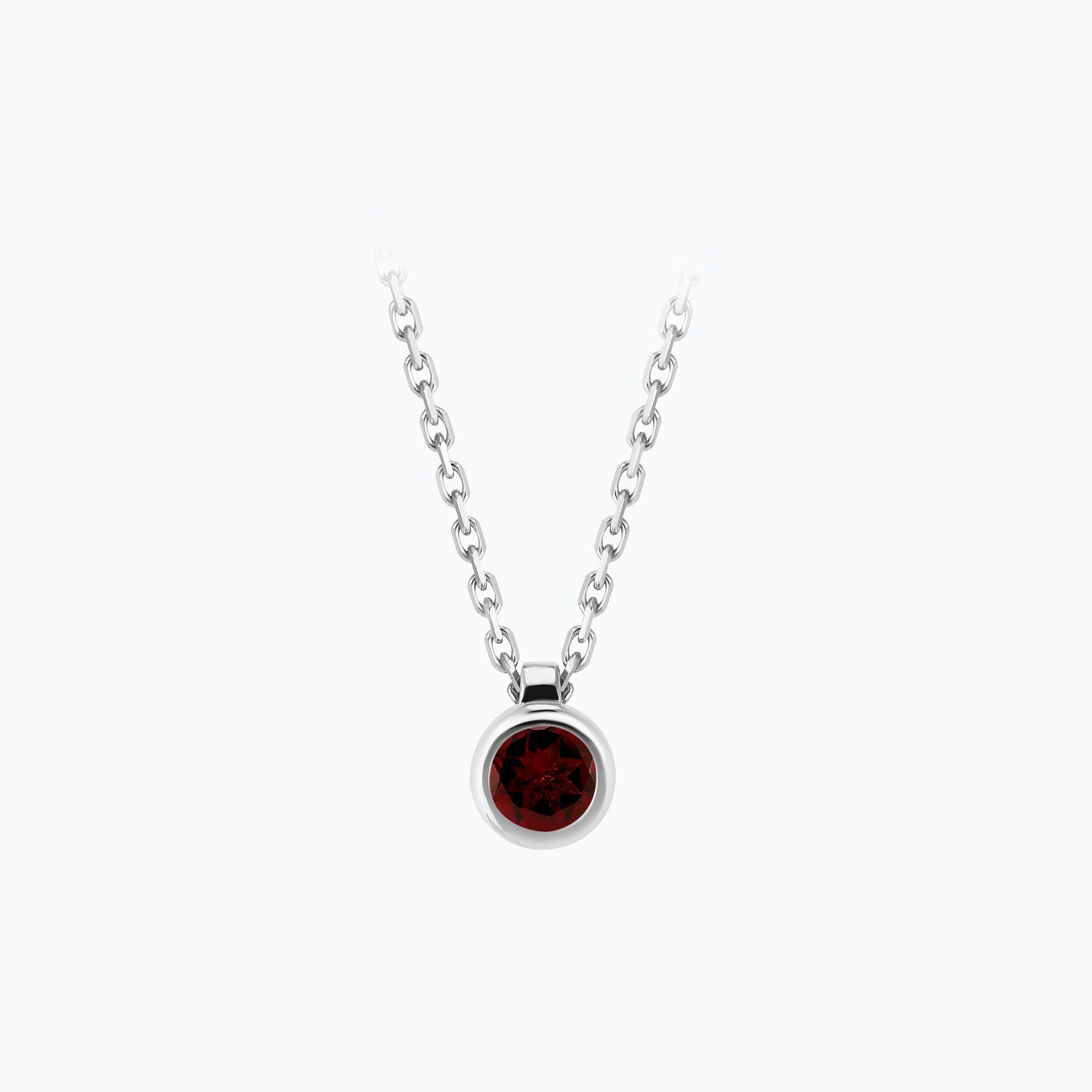 Collier Sparkling Grenat 3.5 mm