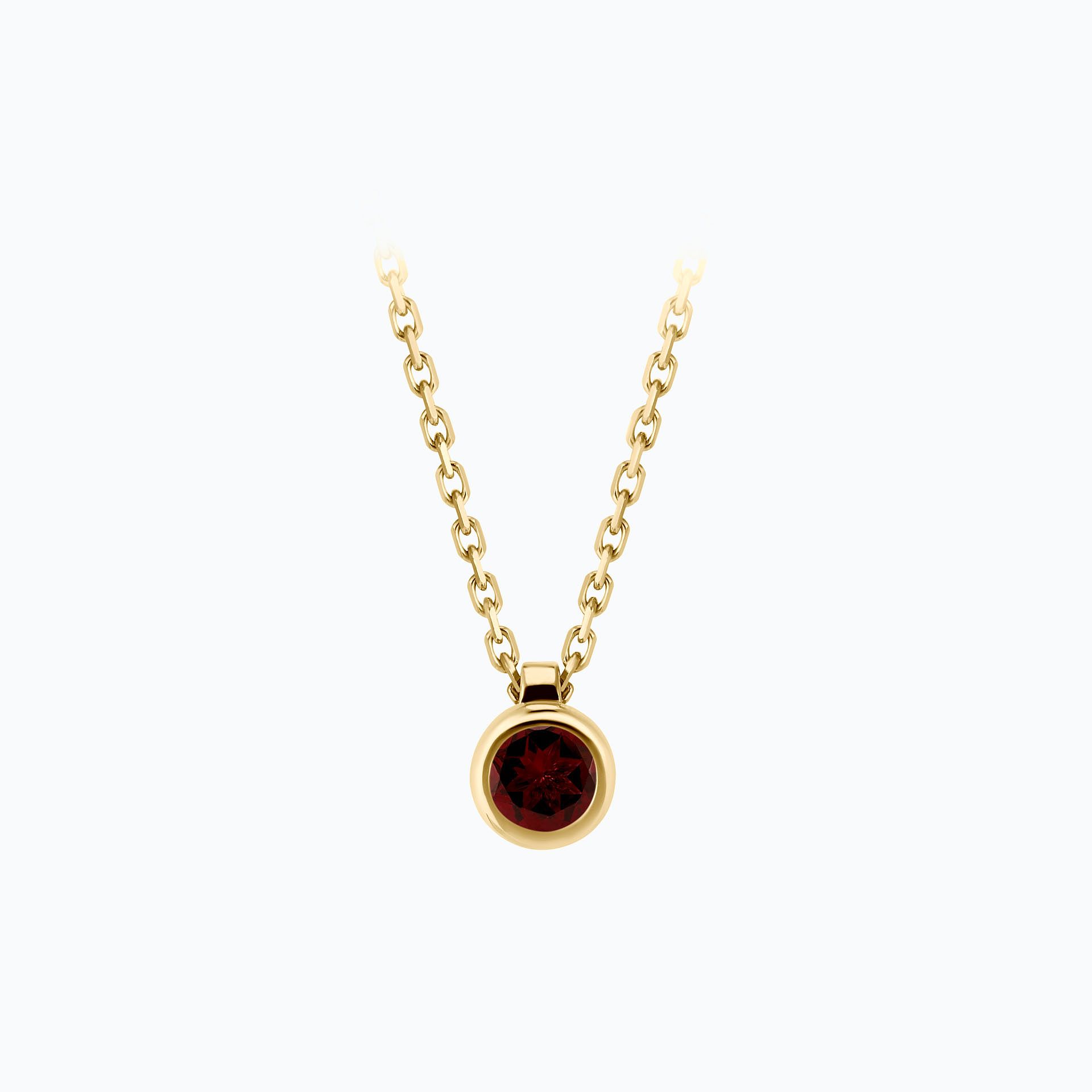 Collier Sparkling Grenat 3.5 mm