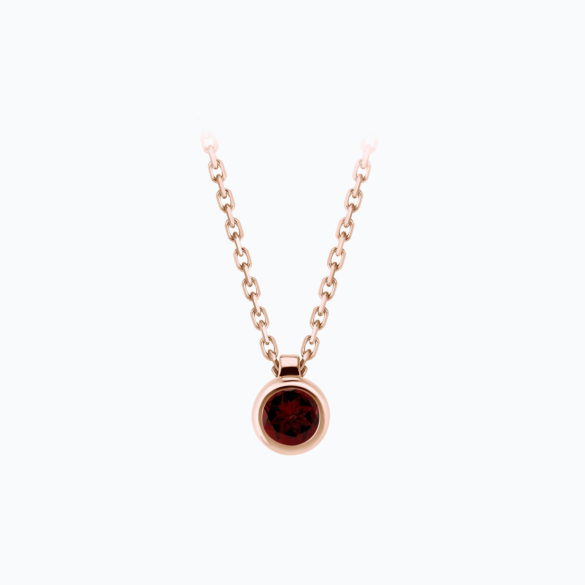Collier Sparkling Grenat 3.5 mm