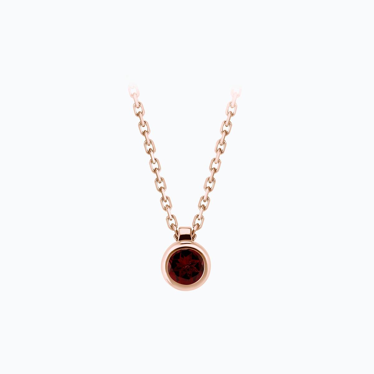Collier Sparkling Grenat 3.5 mm