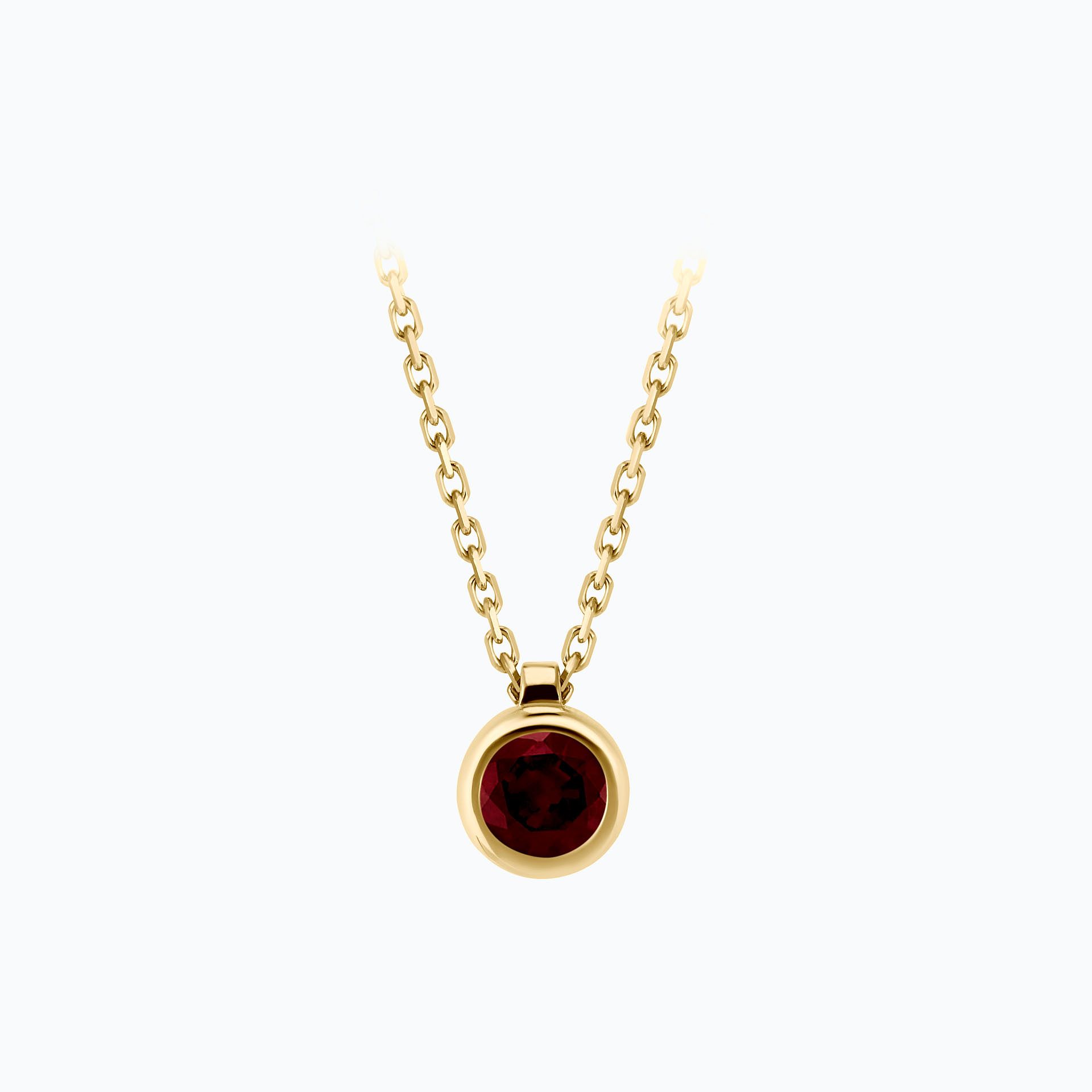 Collier Sparkling Grenat 4.5 mm