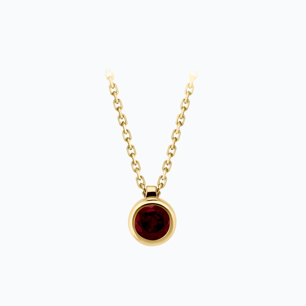 Collier Sparkling Grenat 4.5 mm