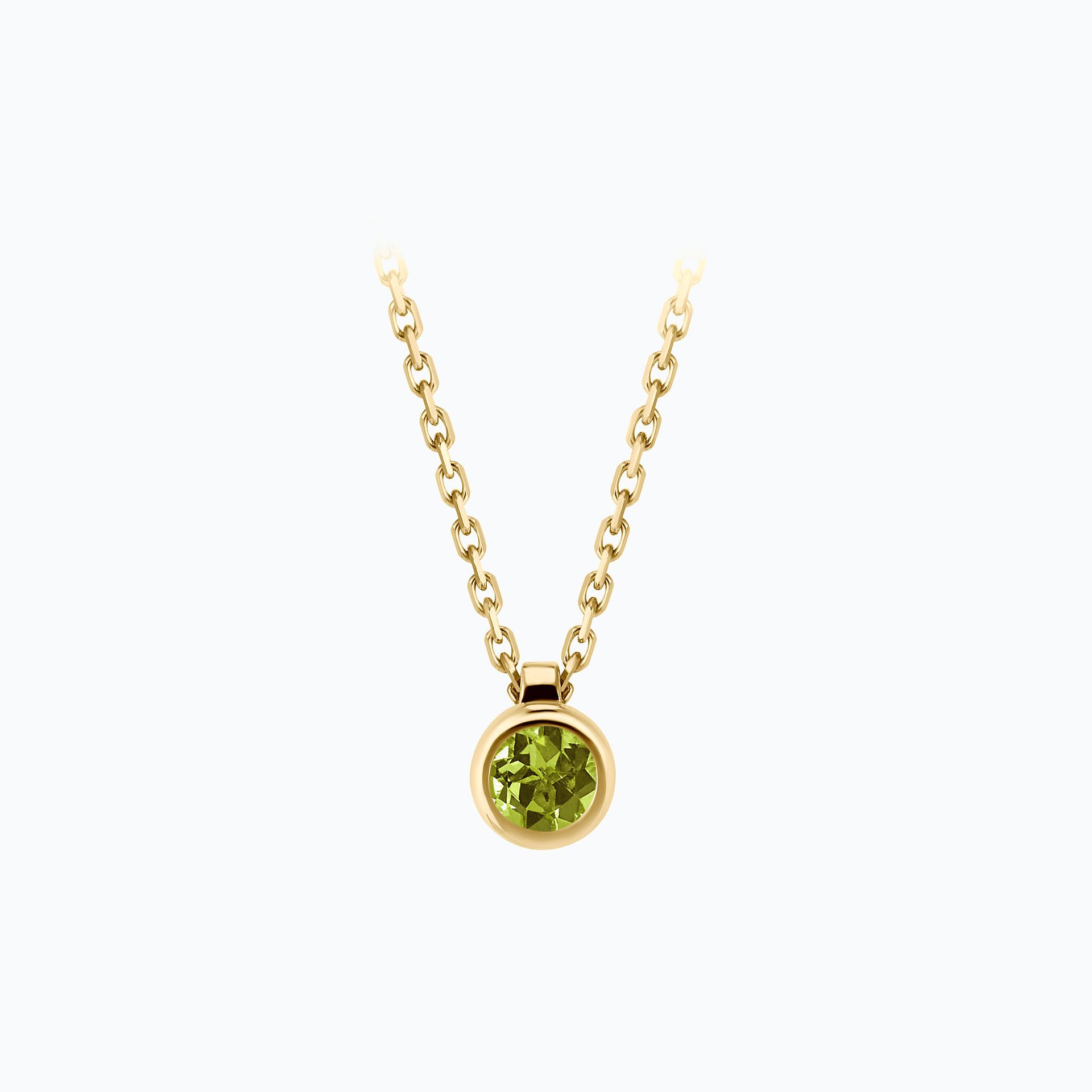 Collier Sparkling Péridot 3.5 mm