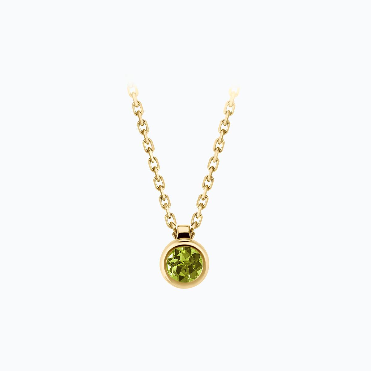 Collier Sparkling Péridot 3.5 mm