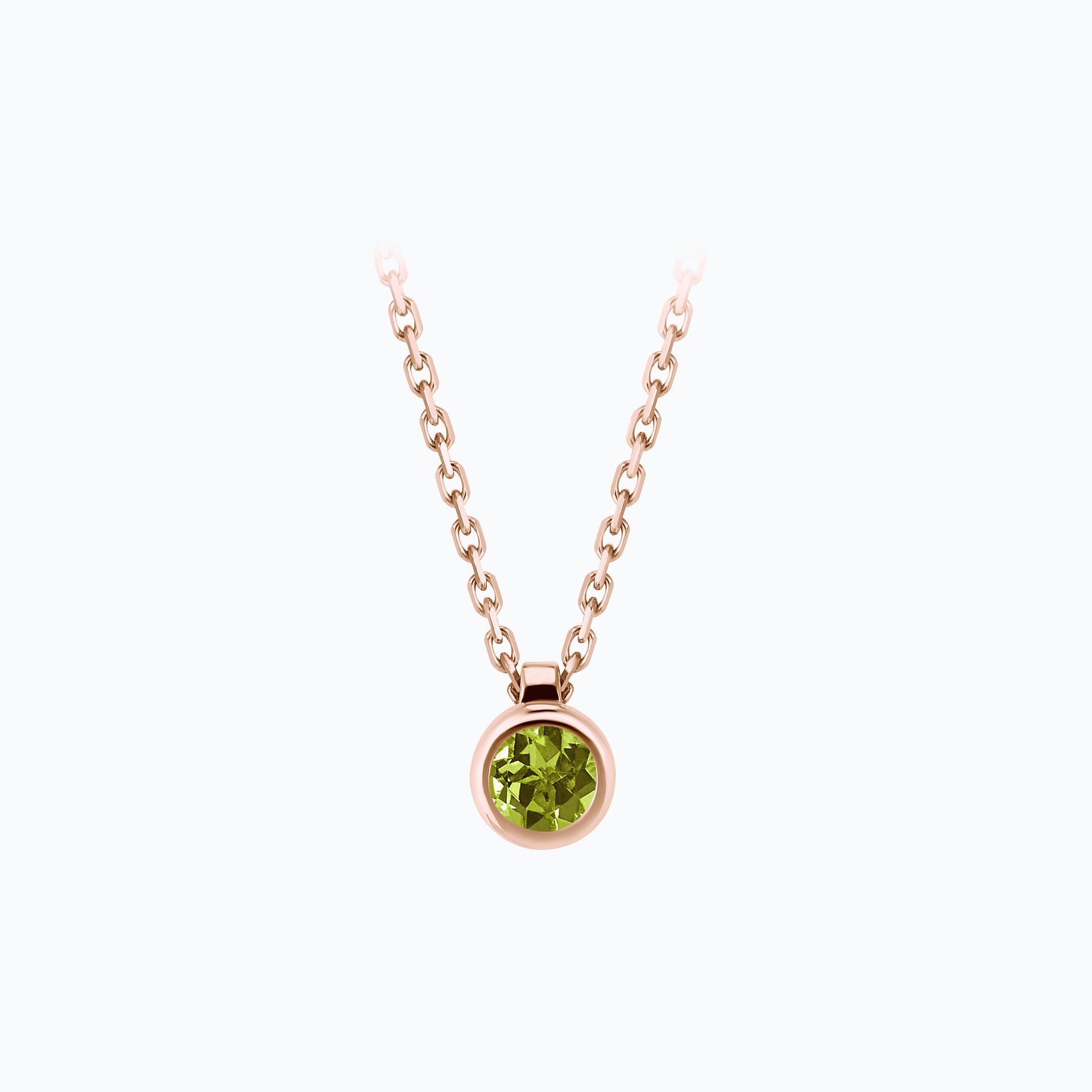 Collier Sparkling Péridot 3.5 mm