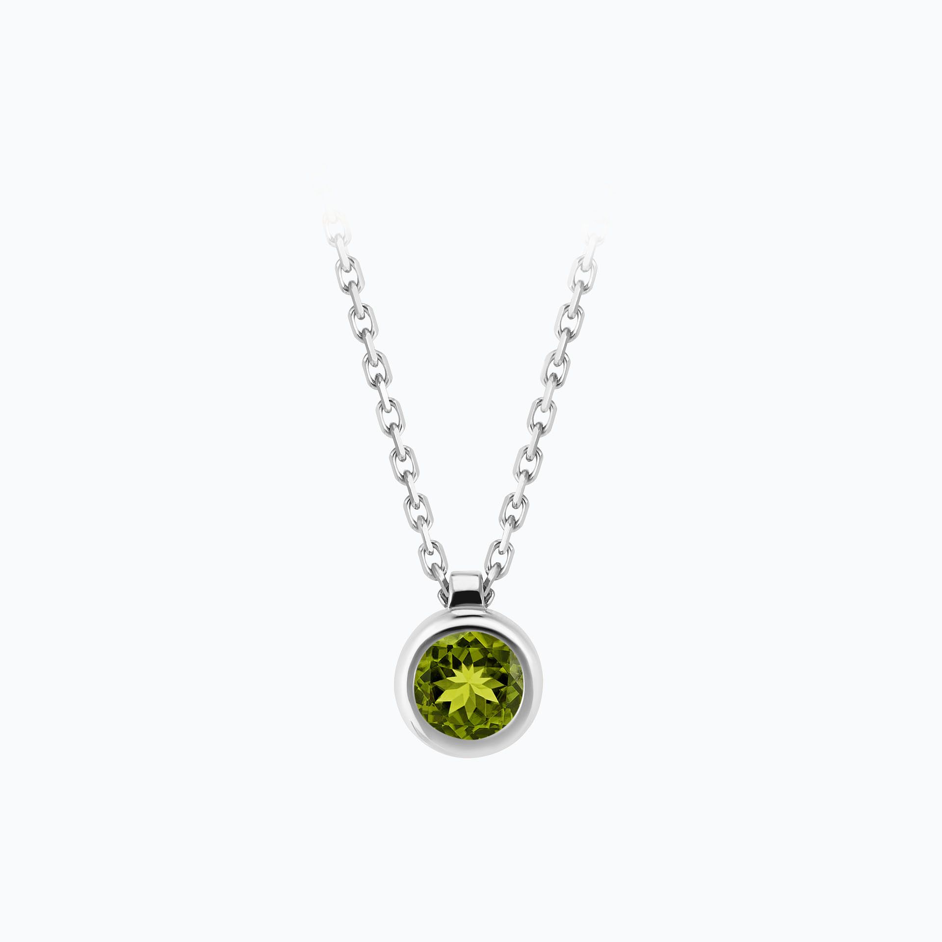 Collier Sparkling Péridot 4.5 mm