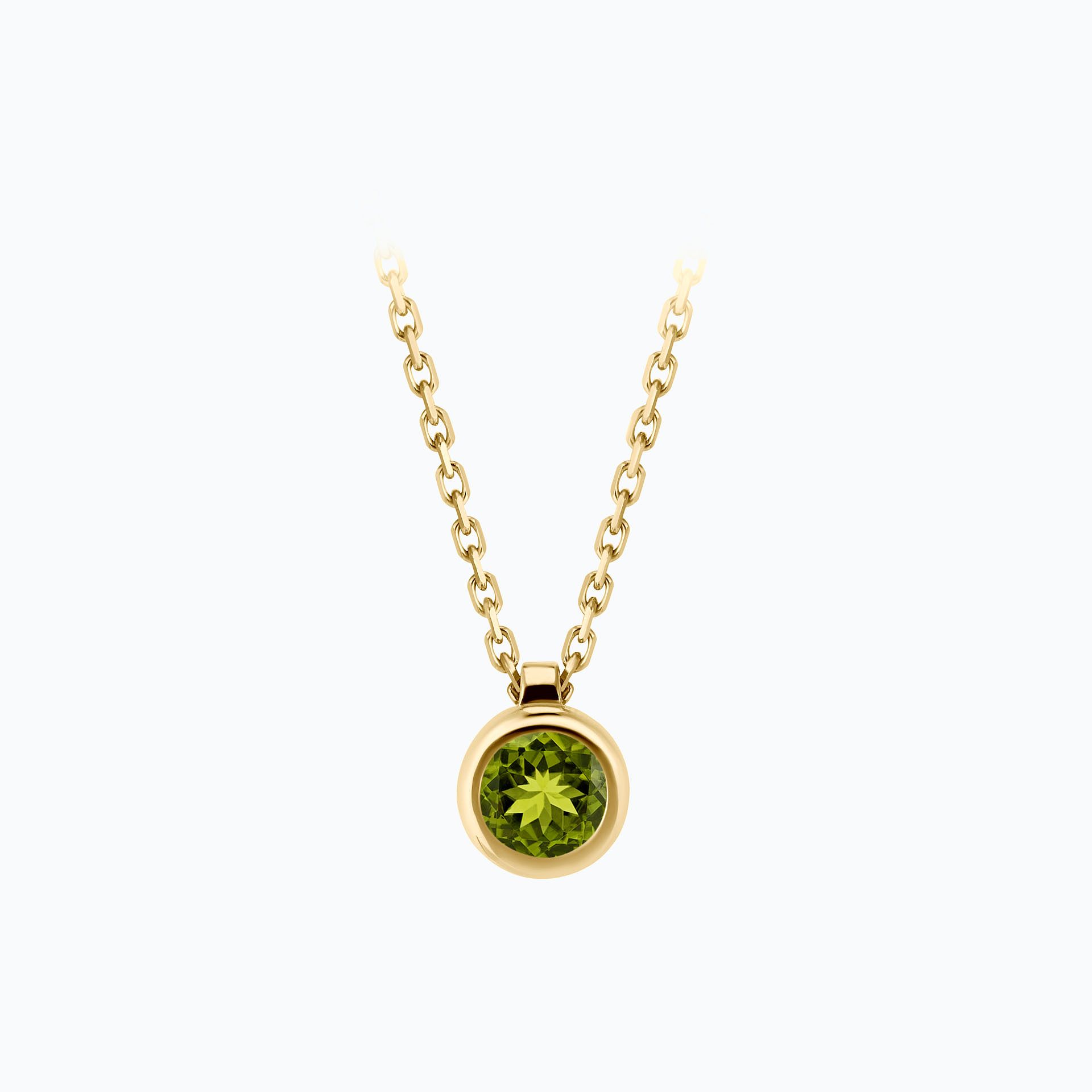 Collier Sparkling Péridot 4.5 mm