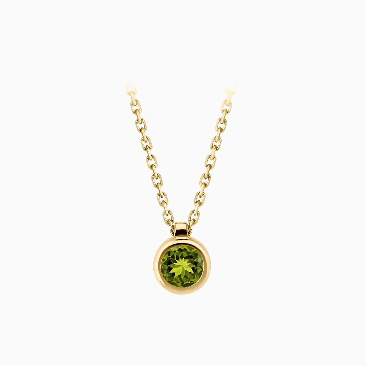 Collier Sparkling Péridot 4.5 mm