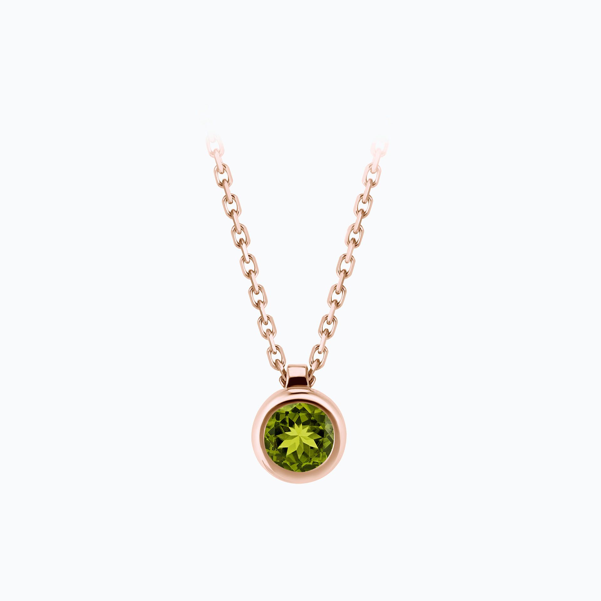 Collier Sparkling Péridot 4.5 mm