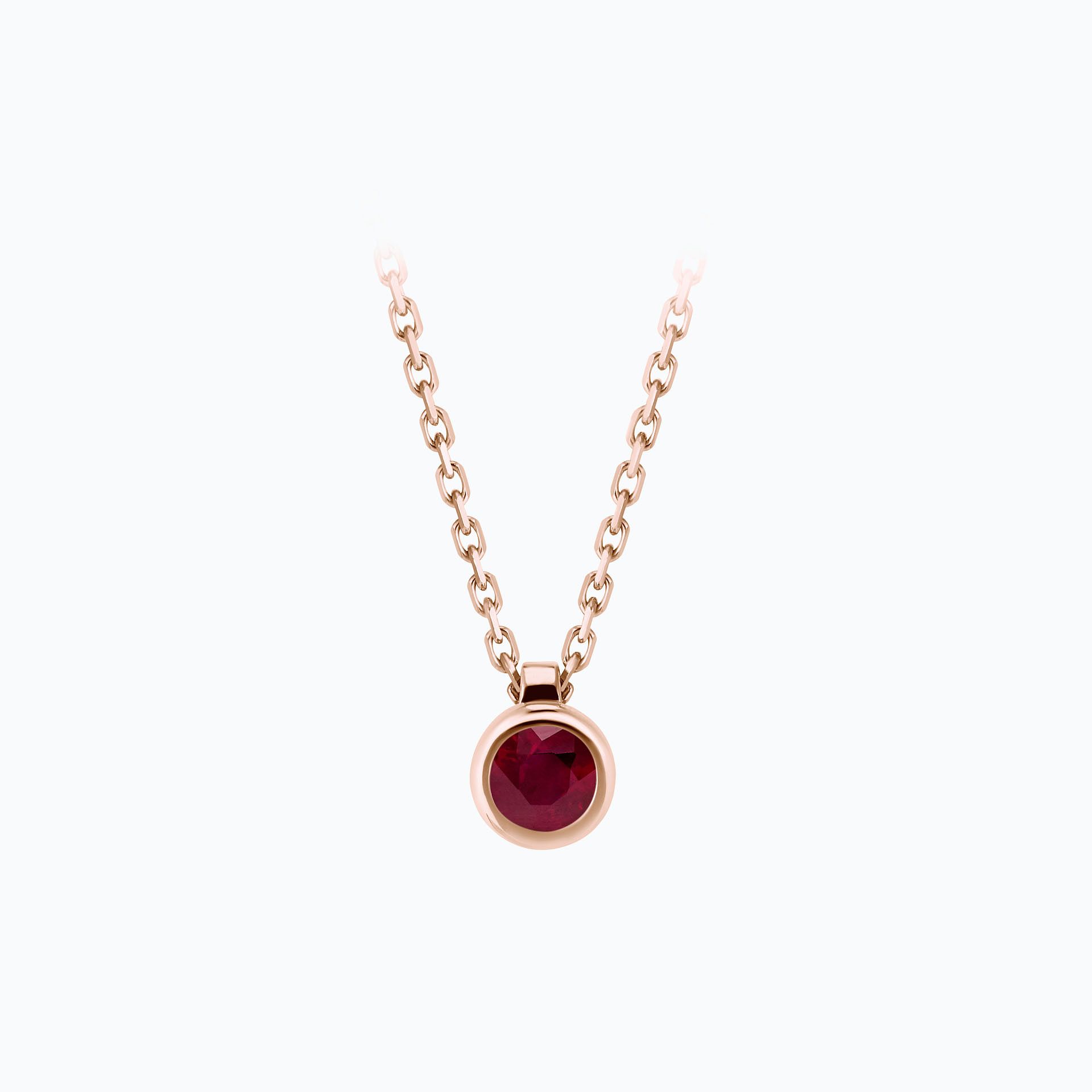 Collier Sparkling Rubis 3.5 mm