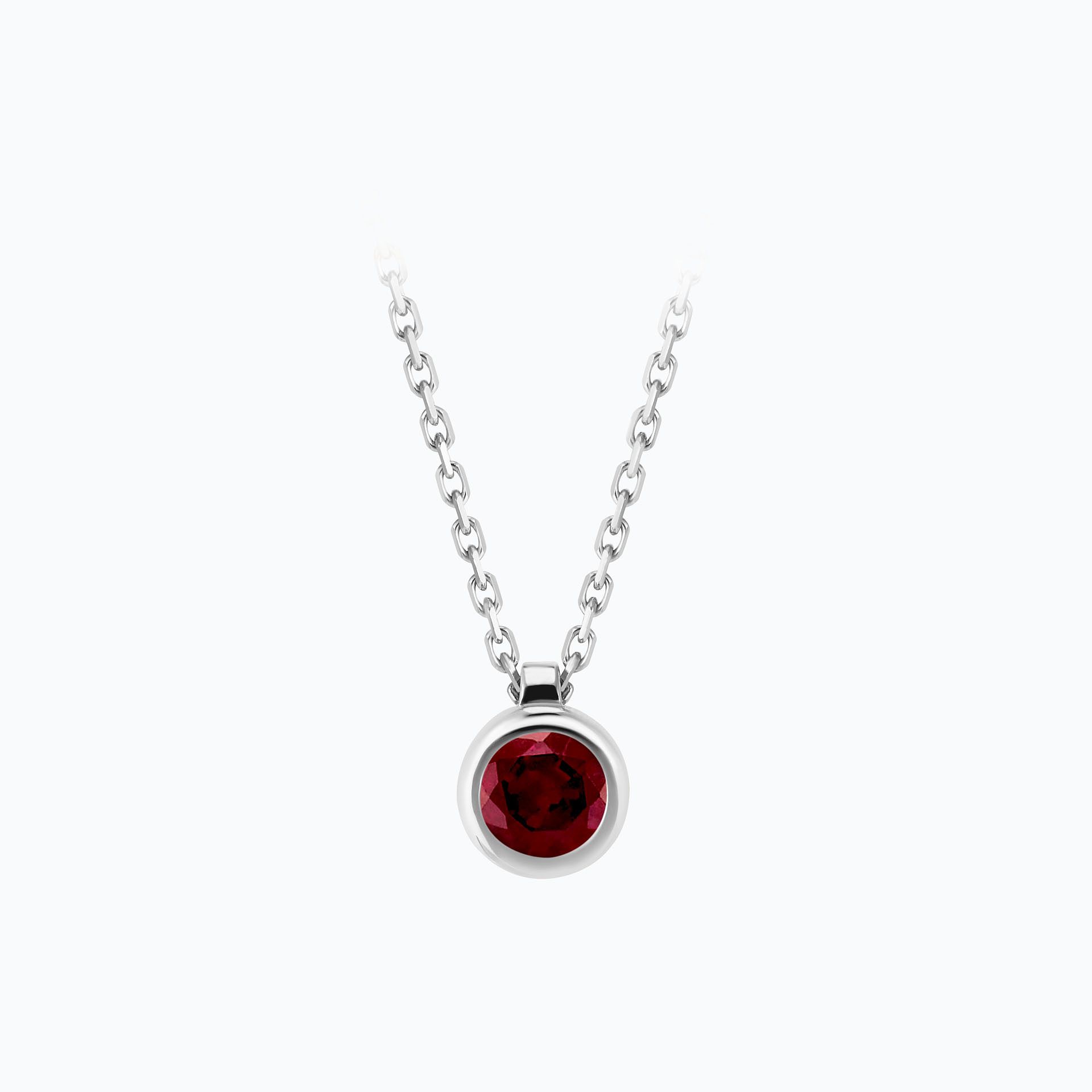 Collier Sparkling Rubis 4.5 mm