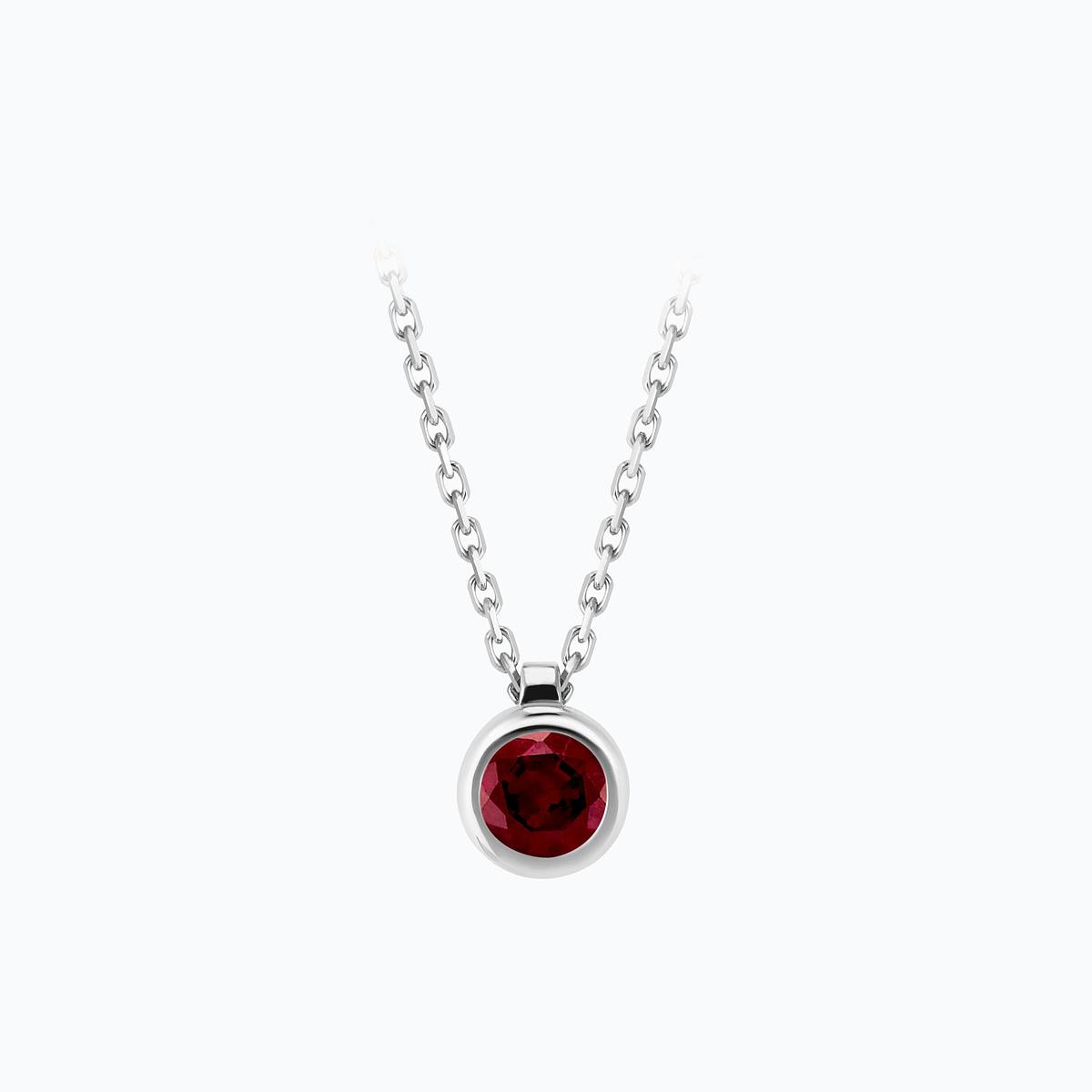 Collier Sparkling Rubis 4.5 mm