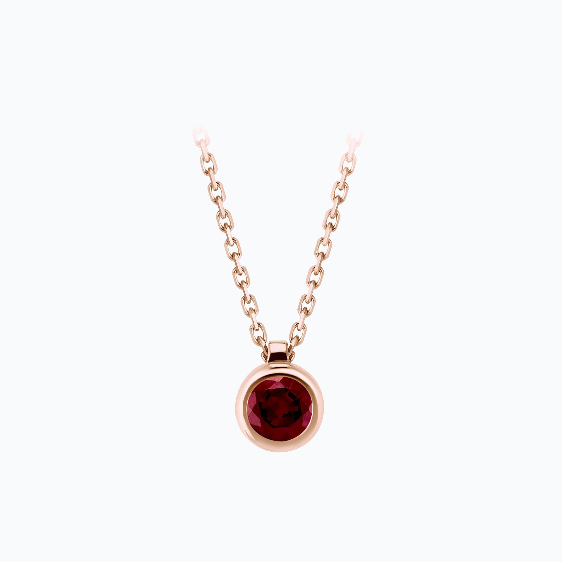Collier Sparkling Rubis 4.5 mm