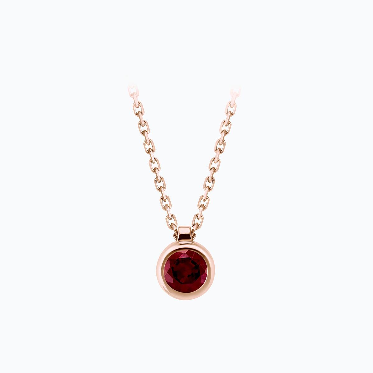 Collier Sparkling Rubis 4.5 mm