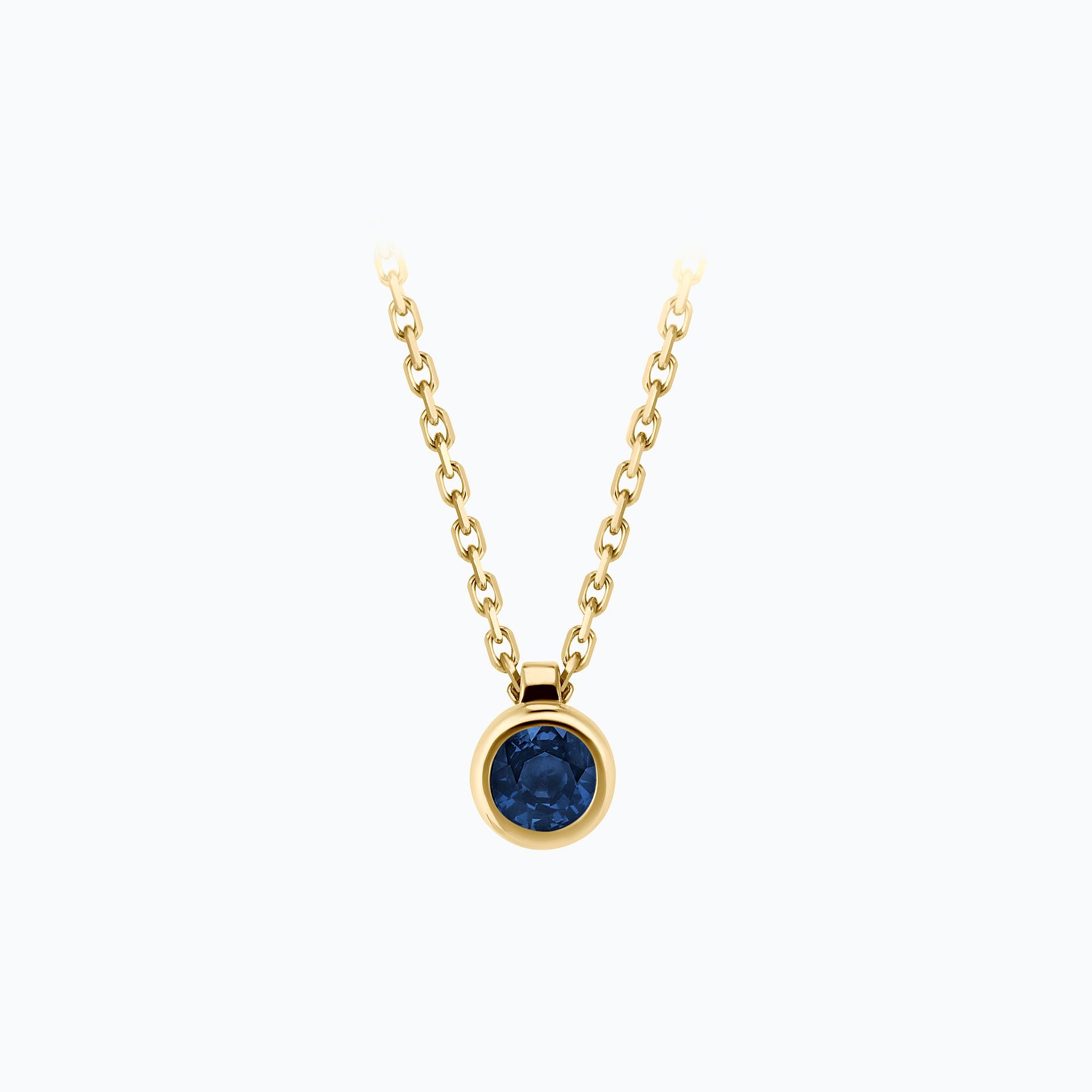 Collier Sparkling Saphir 3.5 mm
