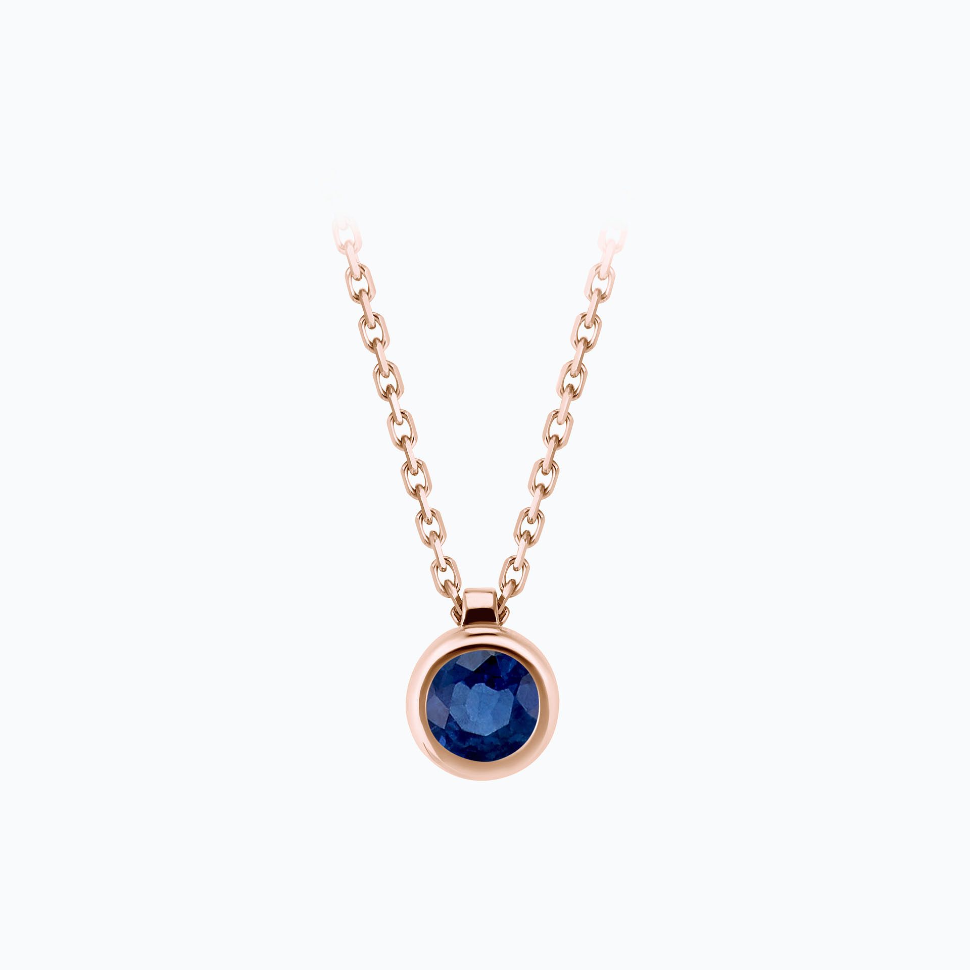 Collier Sparkling Saphir 4.5 mm